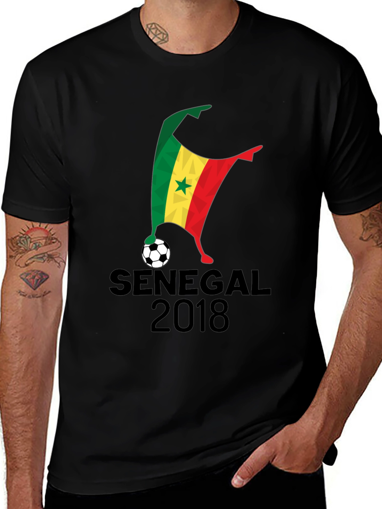 Senegal Soccer Fan T-Shirt - 2018 World Cup