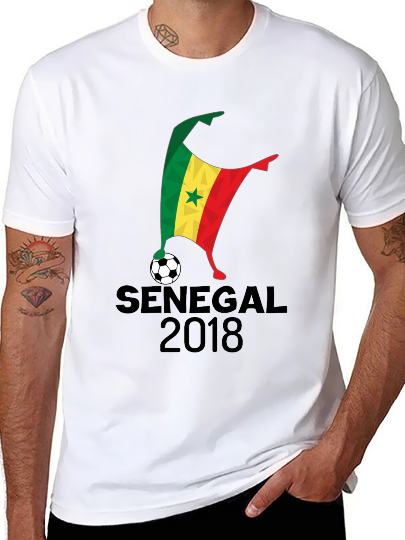Senegal Soccer Fan T-Shirt - 2018 World Cup