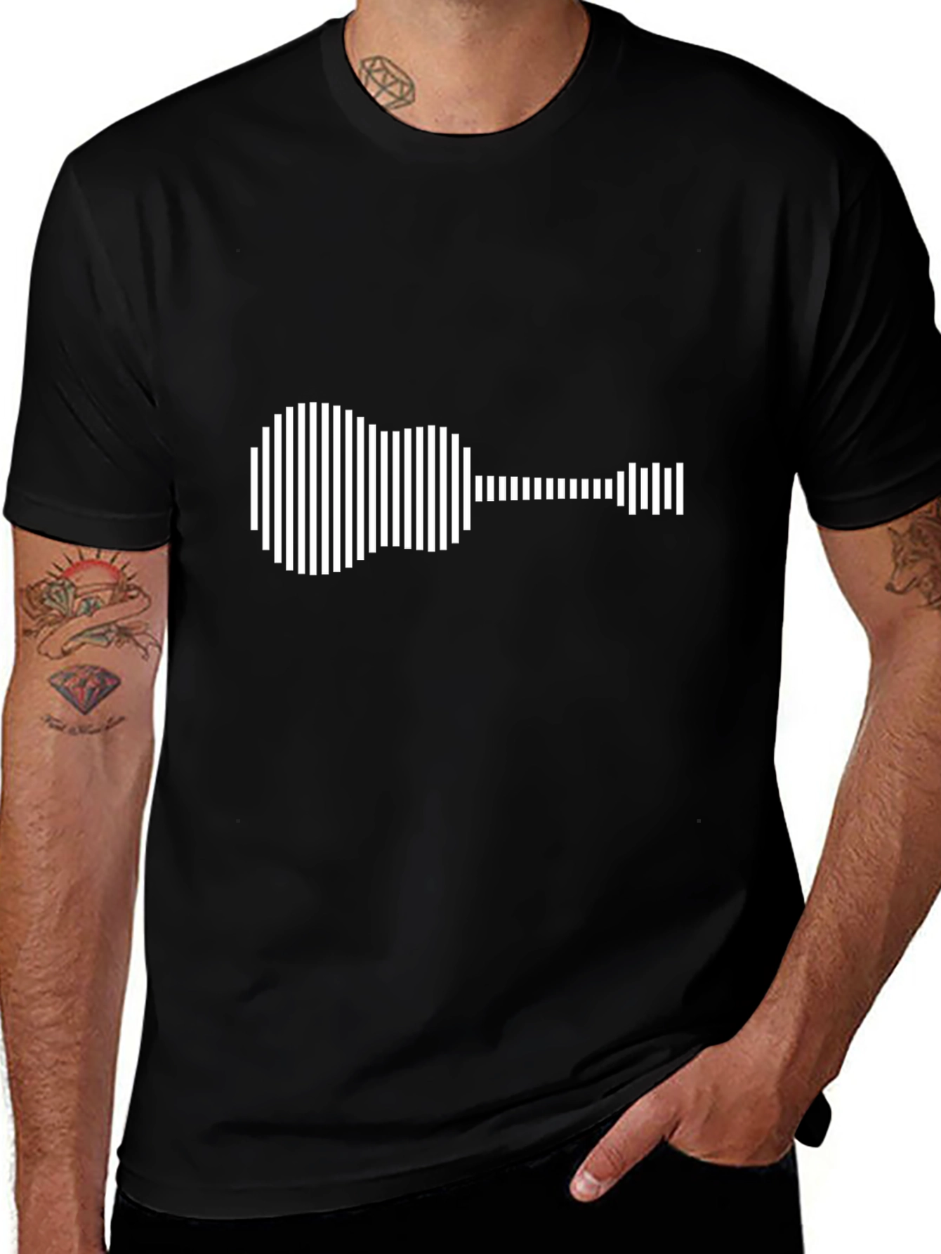 Modern Ukulele Graphic T-Shirt