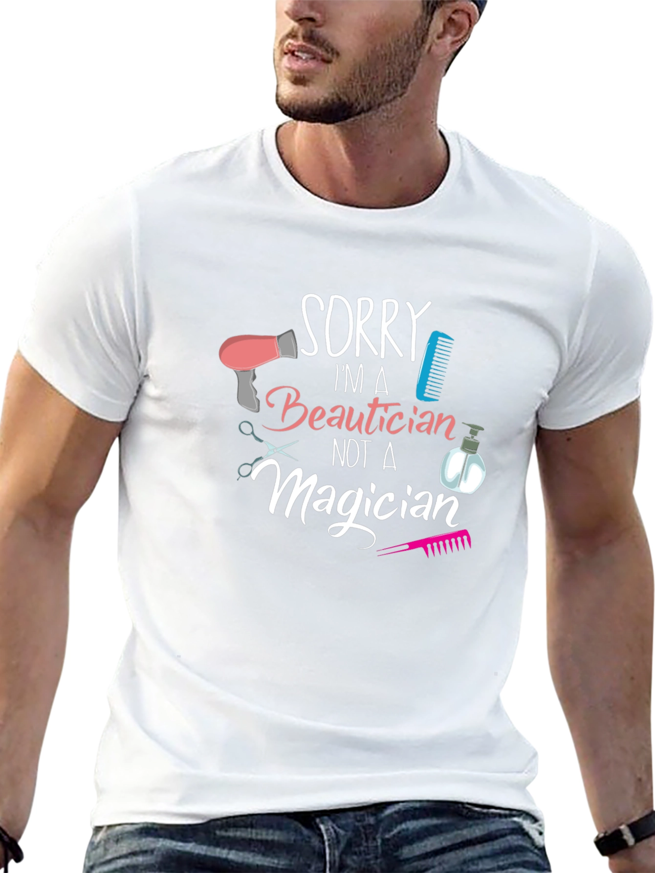 Beautician Graphic Tee - Sorry Im a Beautician