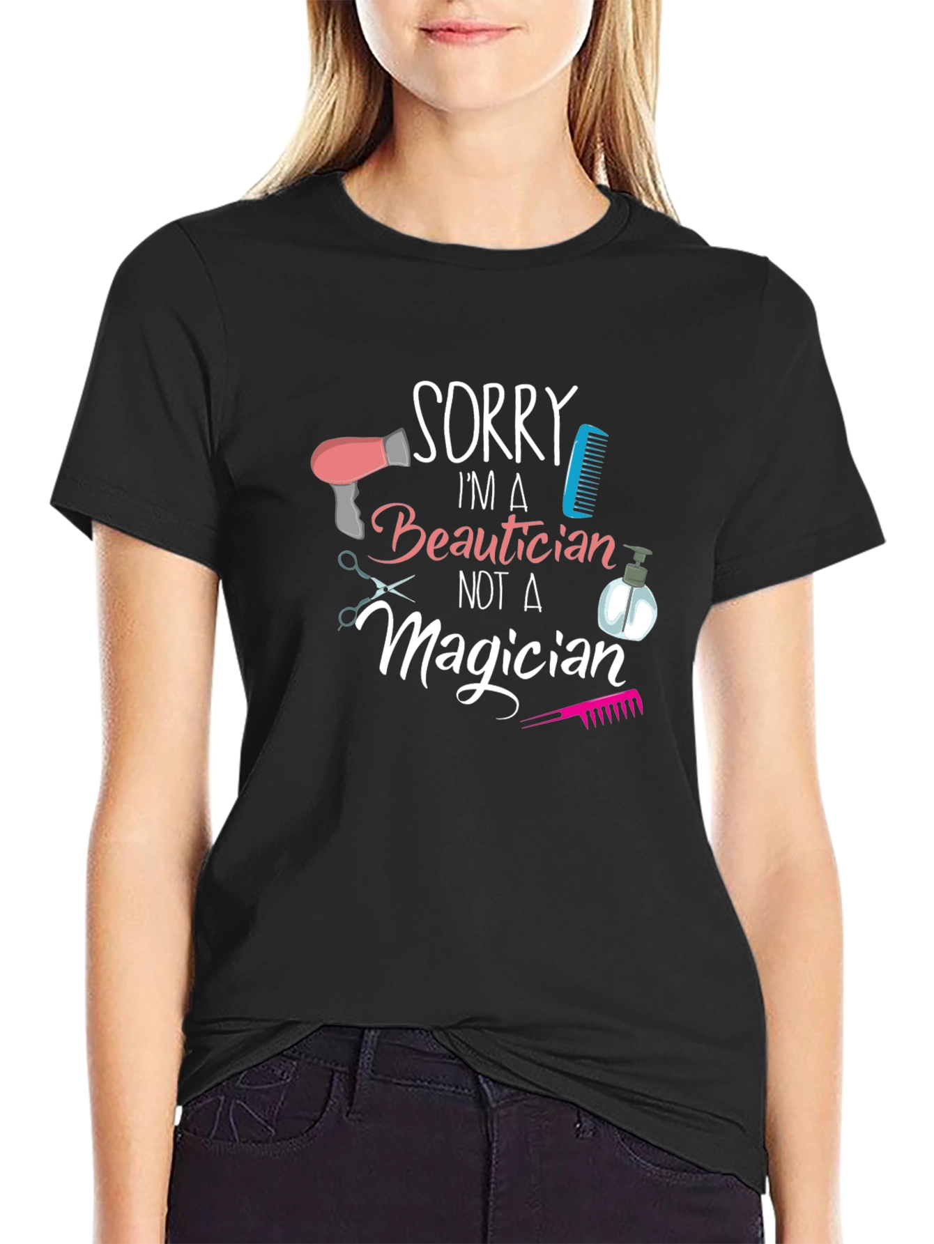 Beautician Graphic Tee - Sorry Im a Beautician