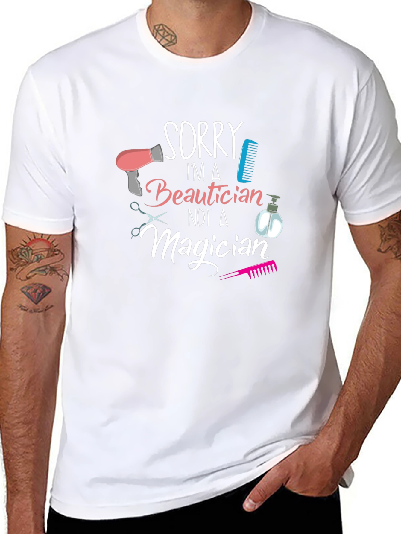 Beautician Graphic Tee - Sorry Im a Beautician