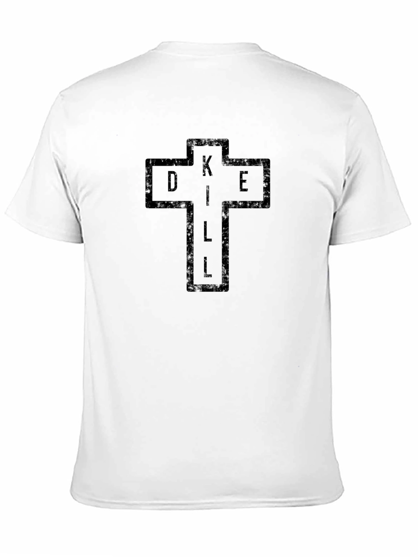Dill Cross Graphic Tee - Dark Humor Style