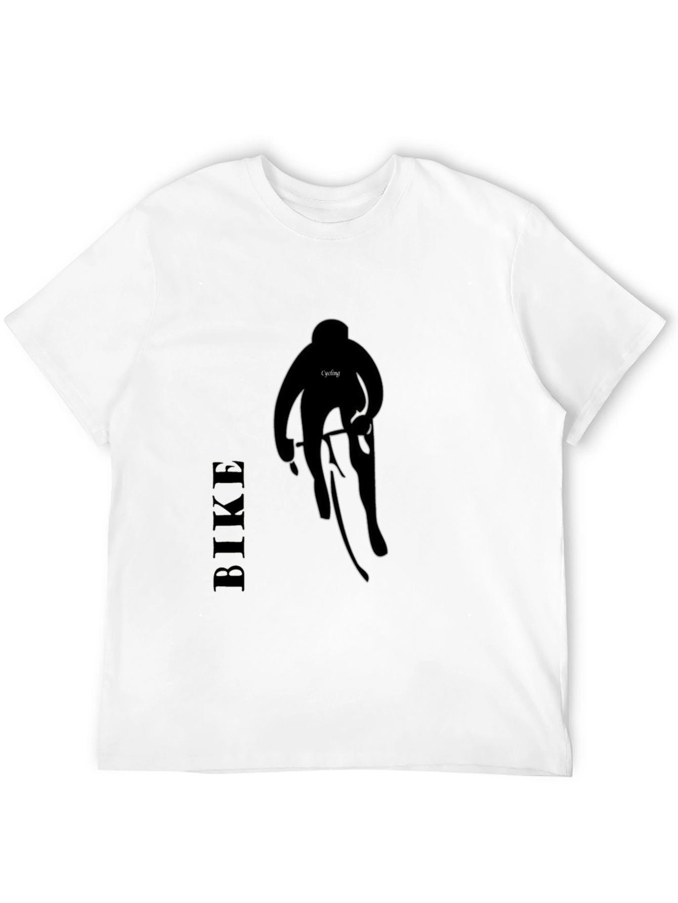 Black Cycling T-Shirt - Ride in Style