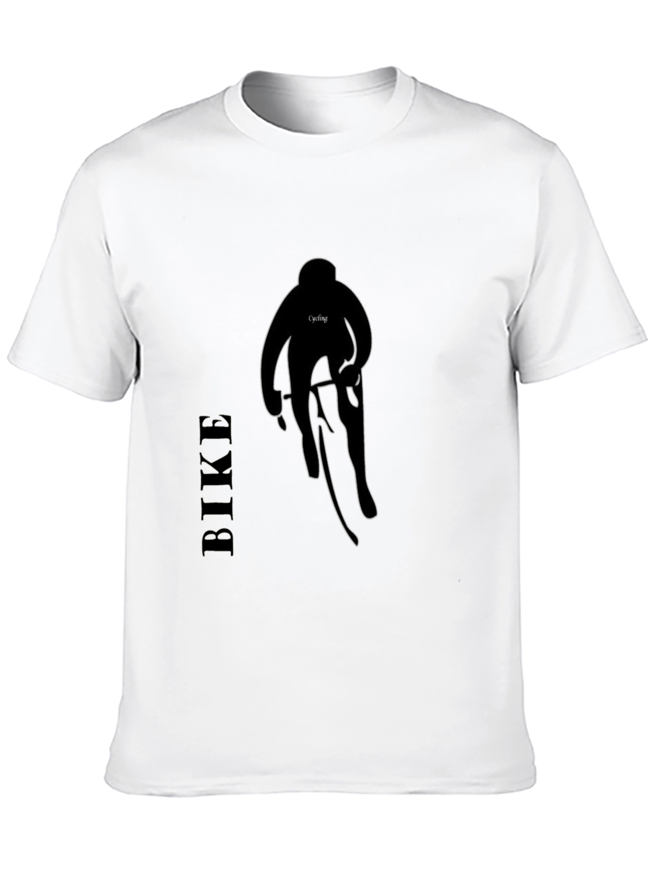 Black Cycling T-Shirt - Ride in Style