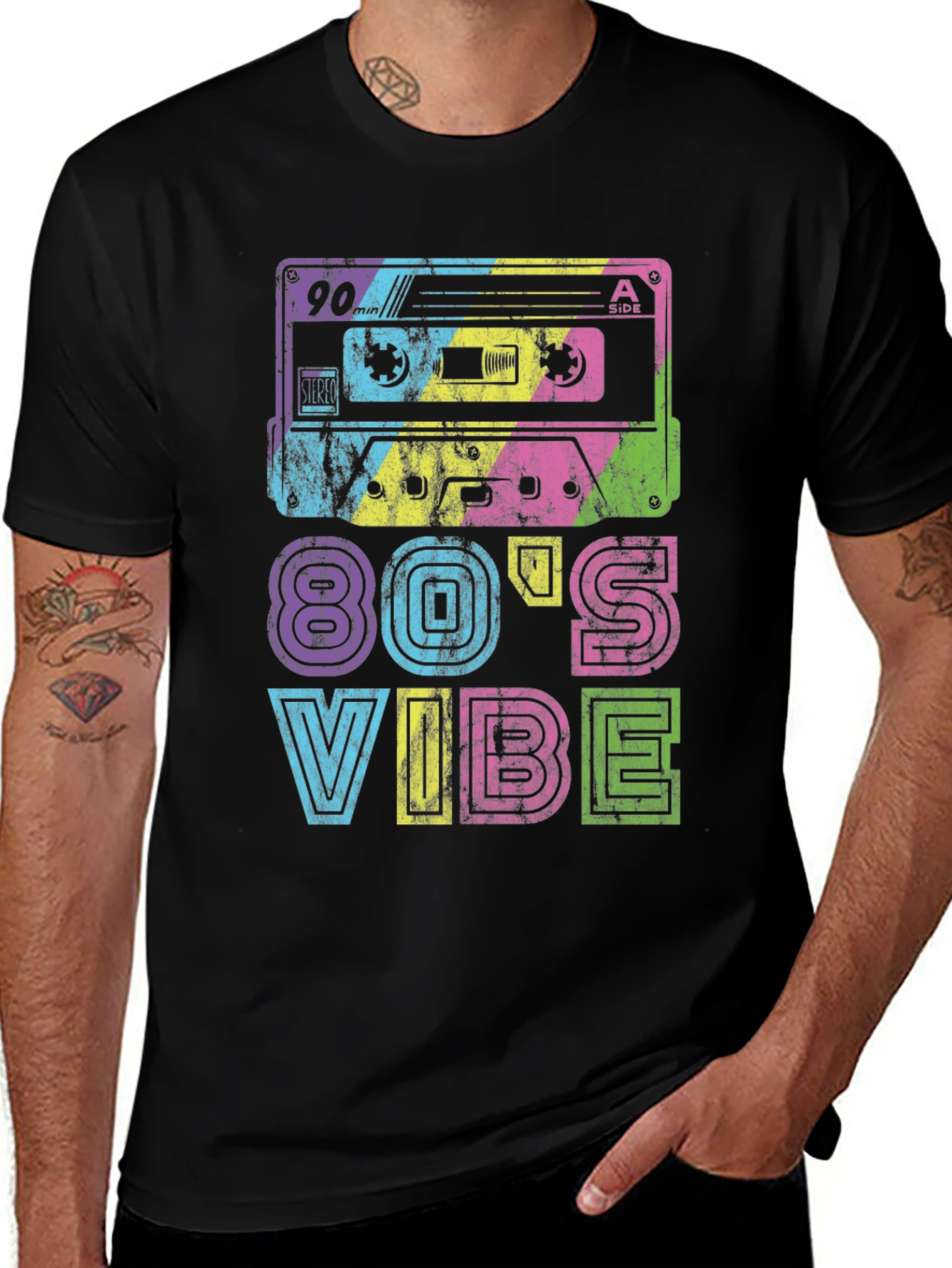 80s Vibe Retro Cassette Tape T-Shirt