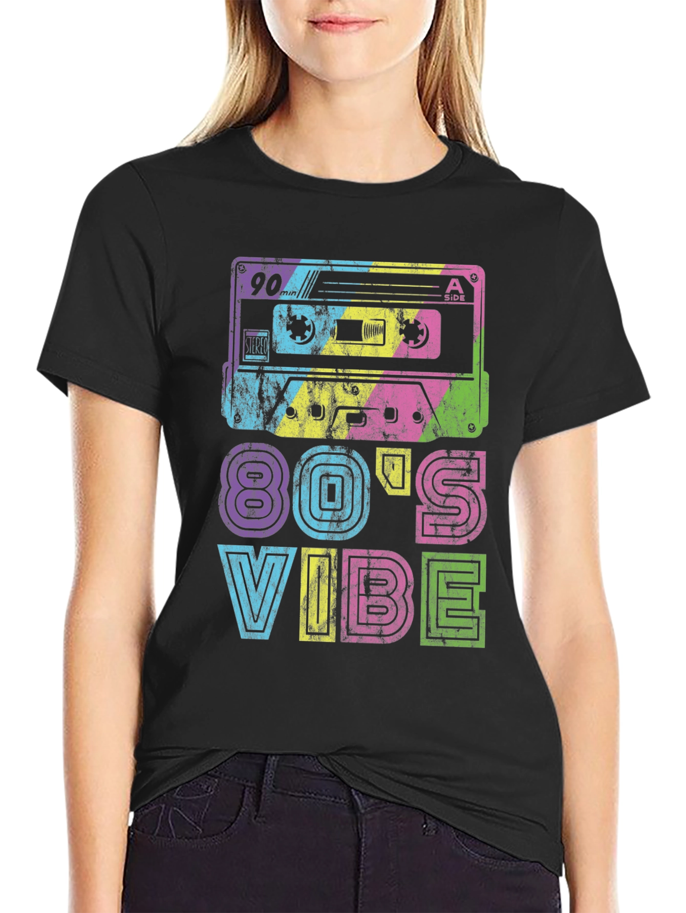 80s Vibe Retro Cassette Tape T-Shirt