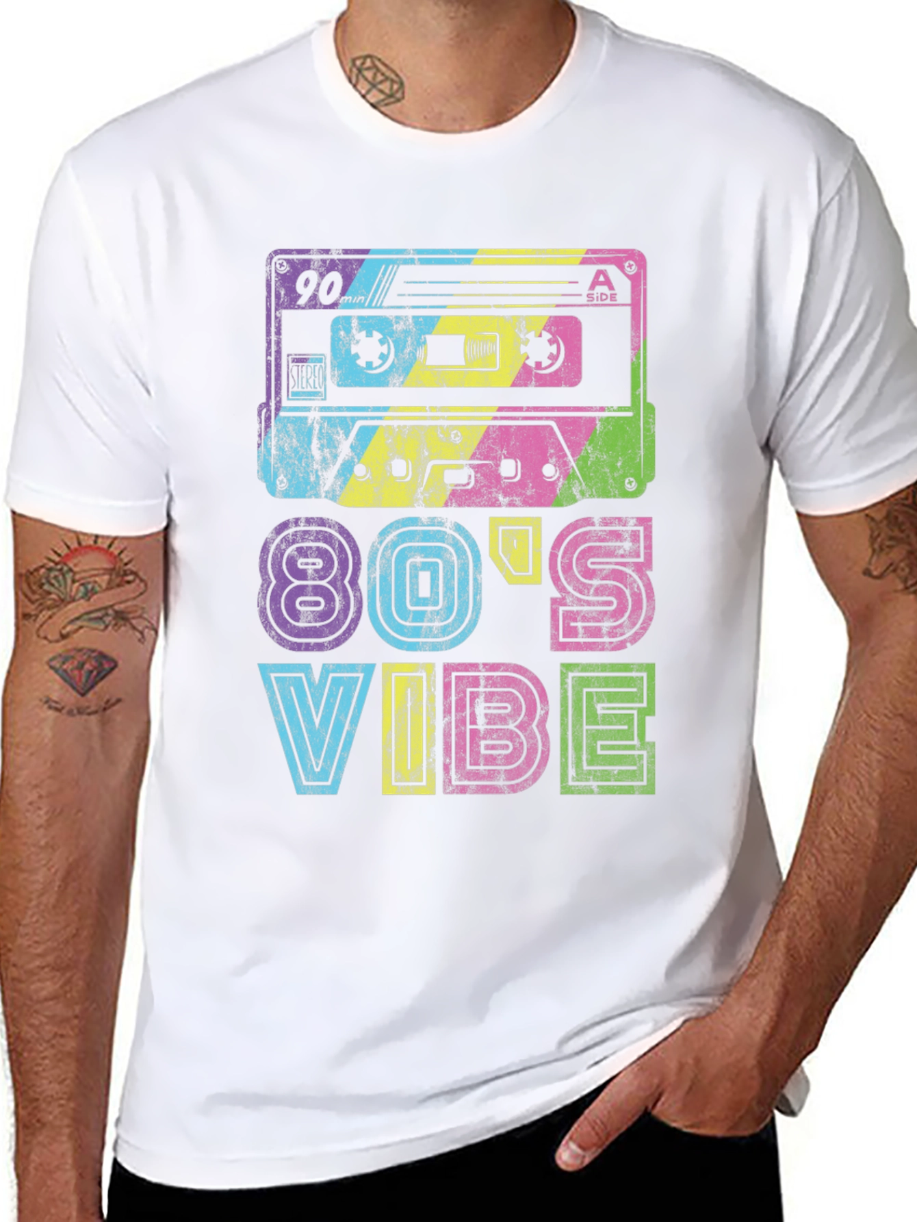 80s Vibe Retro Cassette Tape T-Shirt