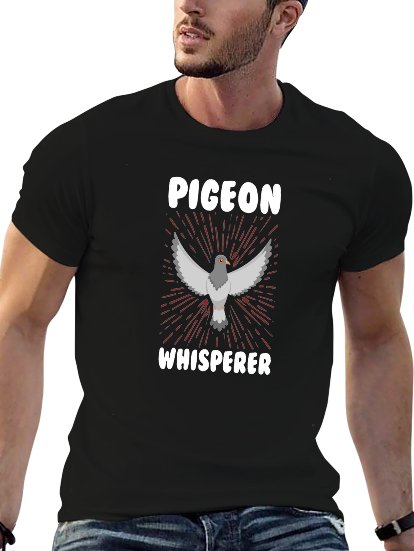 Pigeon Whisperer Graphic T-Shirt