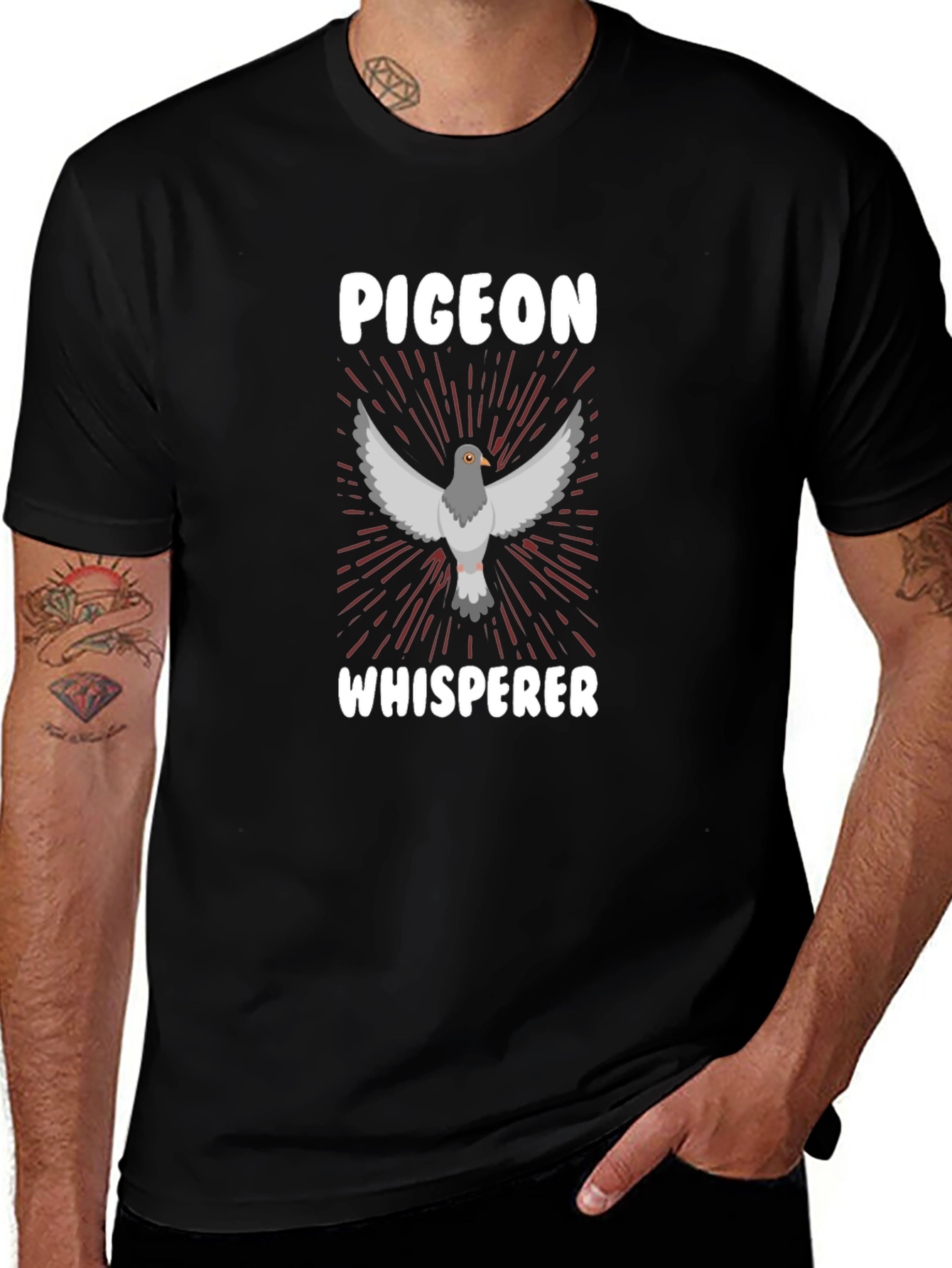 Pigeon Whisperer Graphic T-Shirt