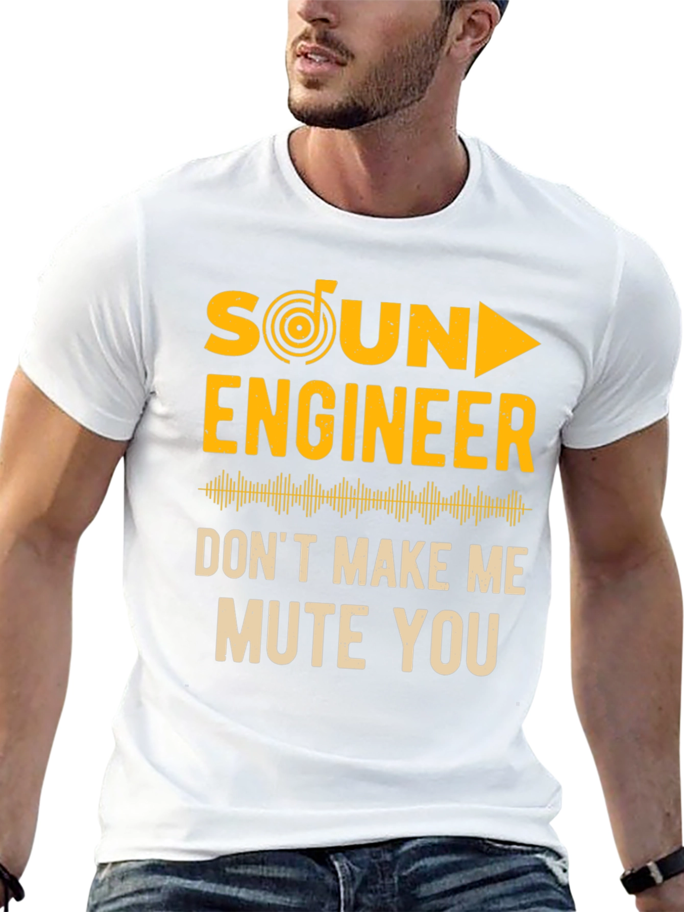 Sound Engineer Graphic Tee - Mute You Humor
