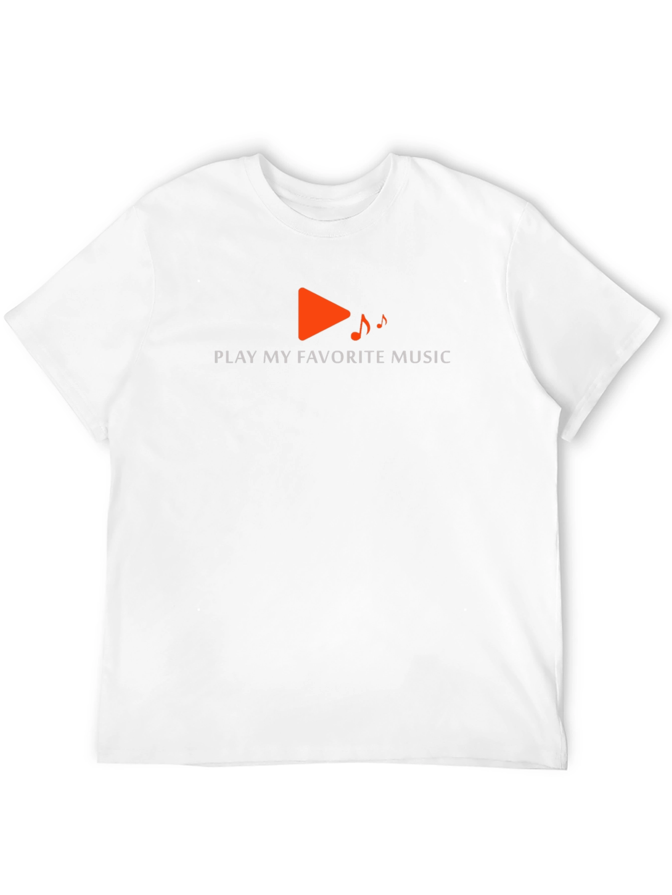 Play My Favorite Music Graphic Tee - Black