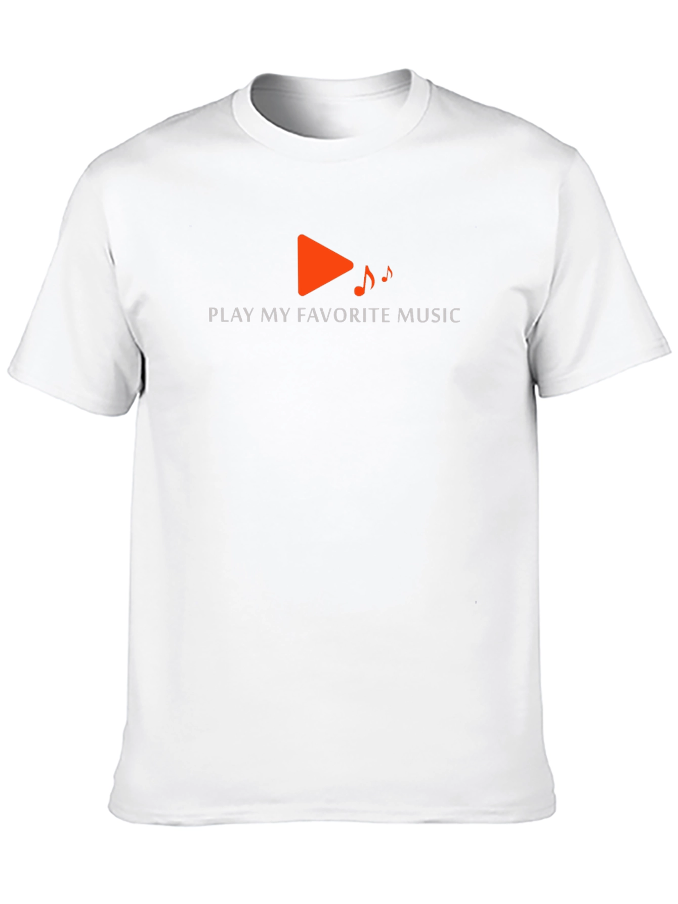 Play My Favorite Music Graphic Tee - Black