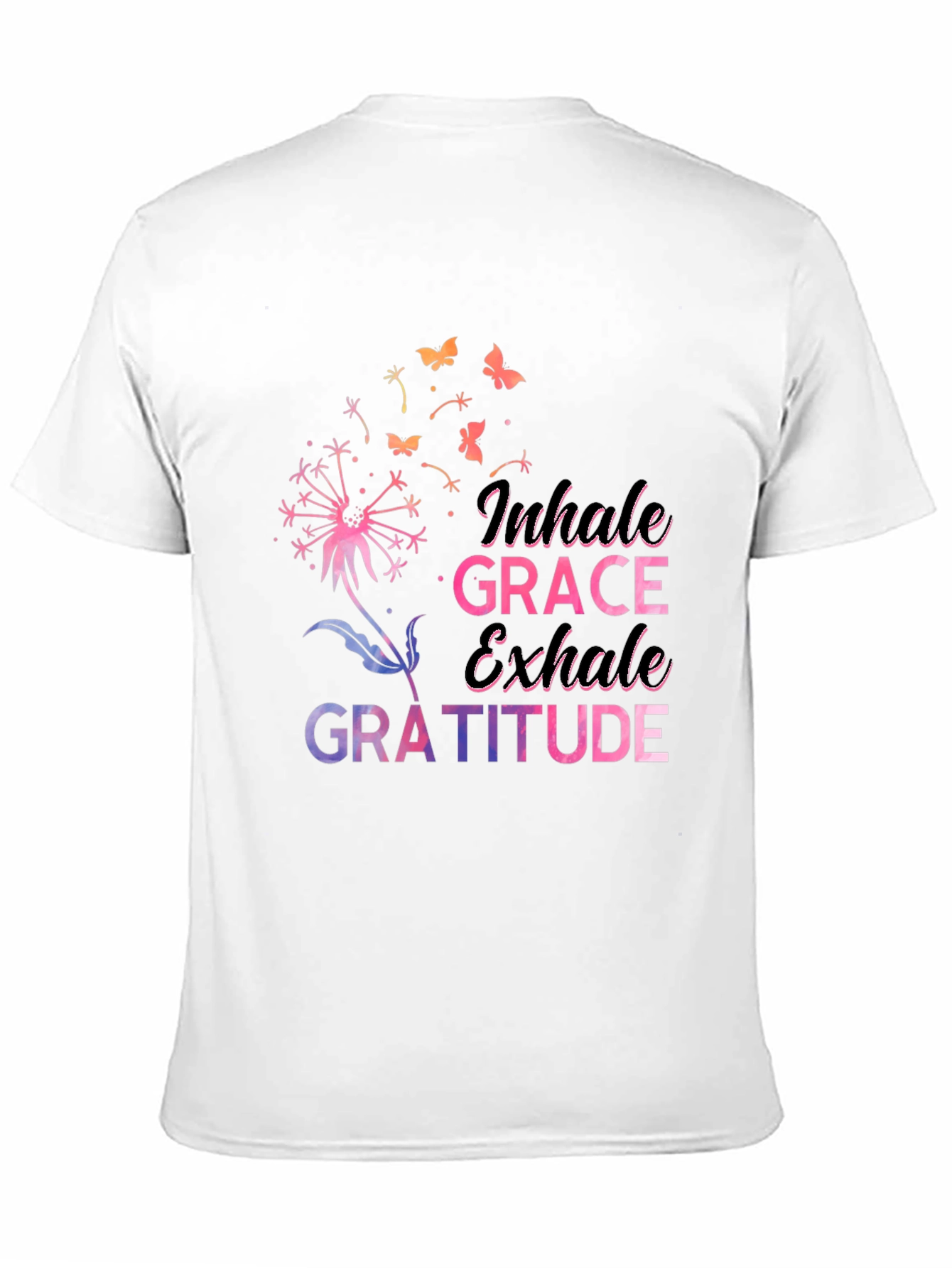 Inhale Grace Gratitude Graphic T-Shirt