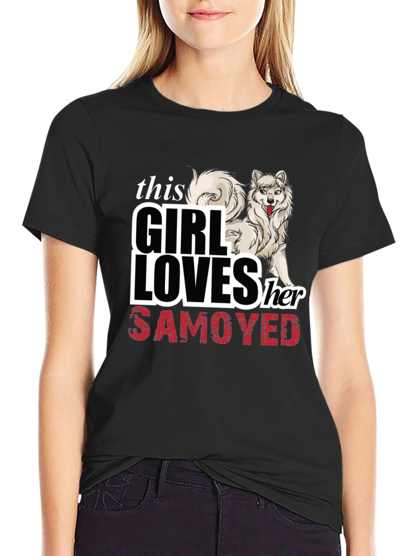 This Girl Loves Her Samoyed T-Shirt