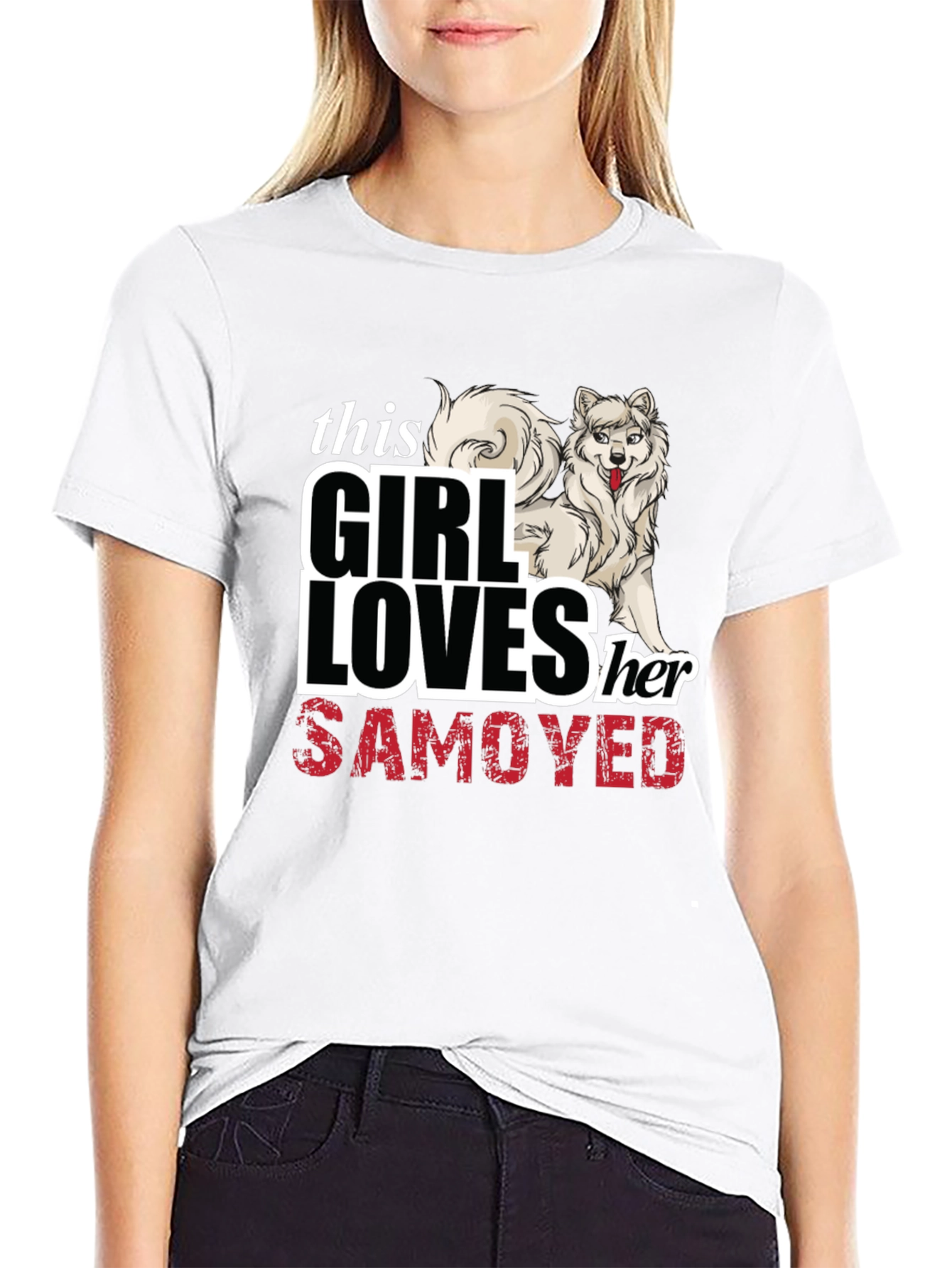 This Girl Loves Her Samoyed T-Shirt