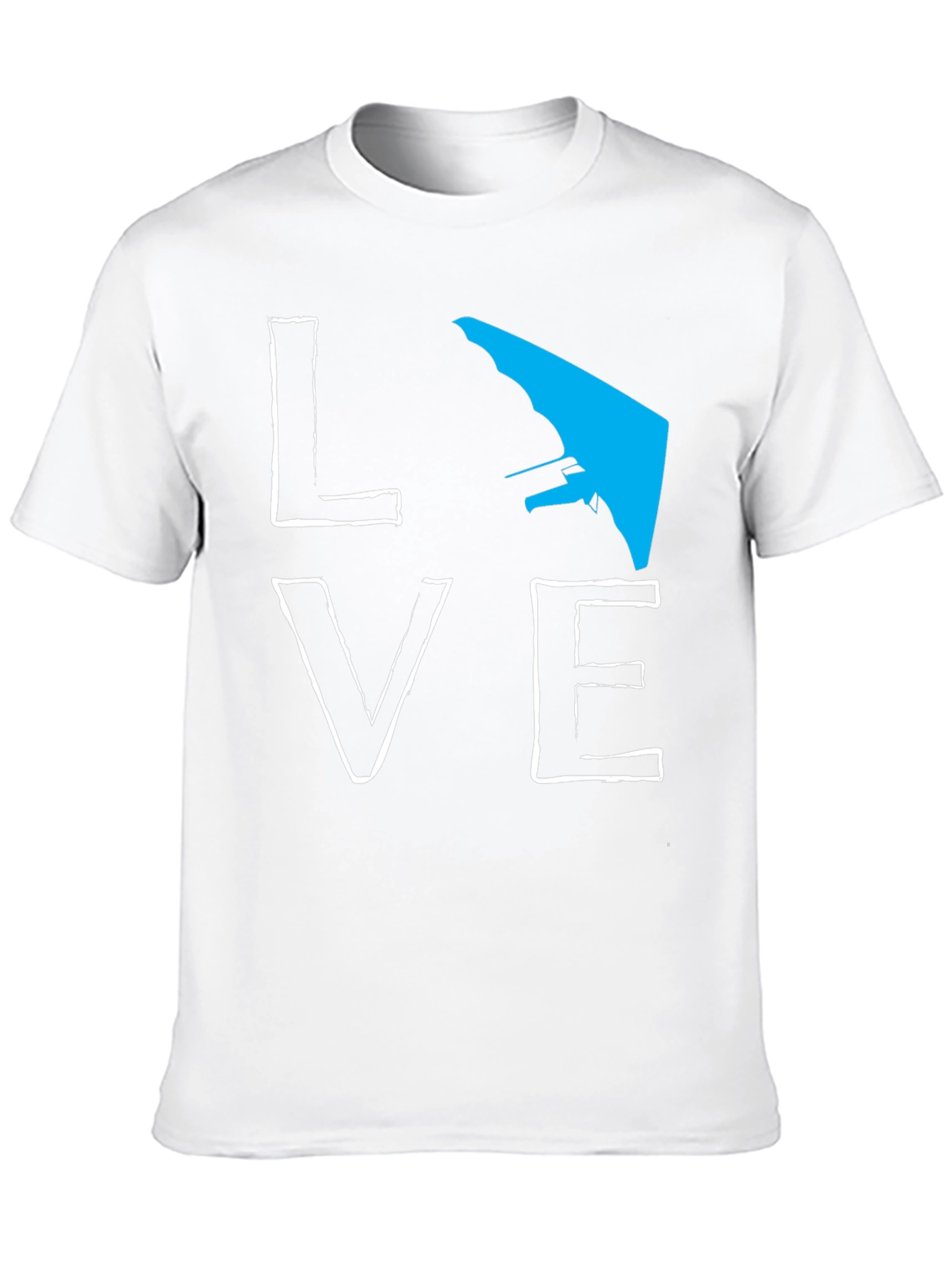 Love Hang Gliding Graphic Tee - Black