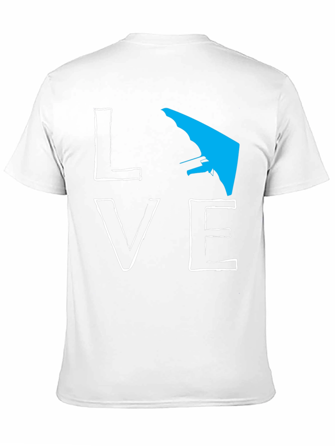 Love Hang Gliding Graphic Tee - Black