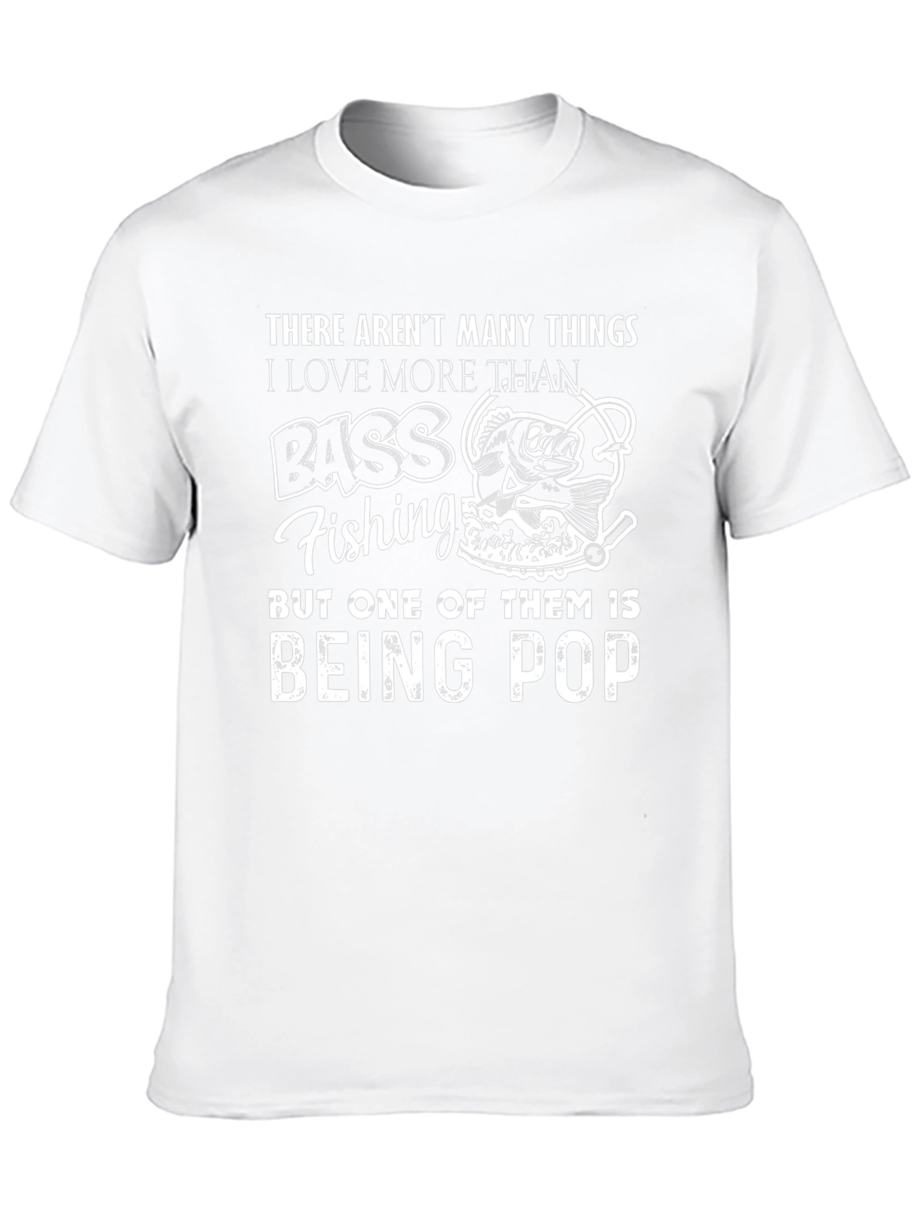 Bass Fishing Pop T-Shirt | Funny Fisherman Gift