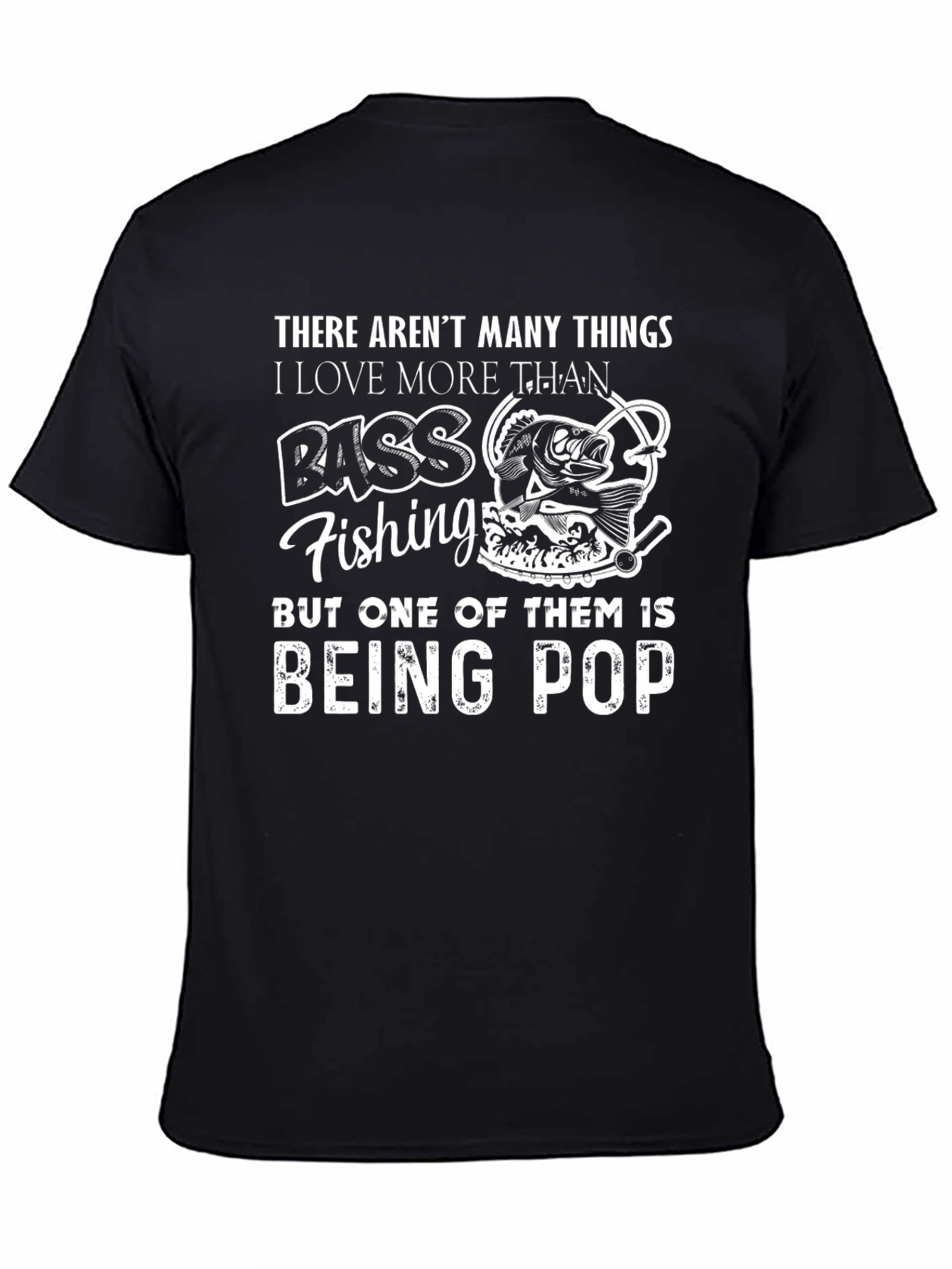 Bass Fishing Pop T-Shirt | Funny Fisherman Gift