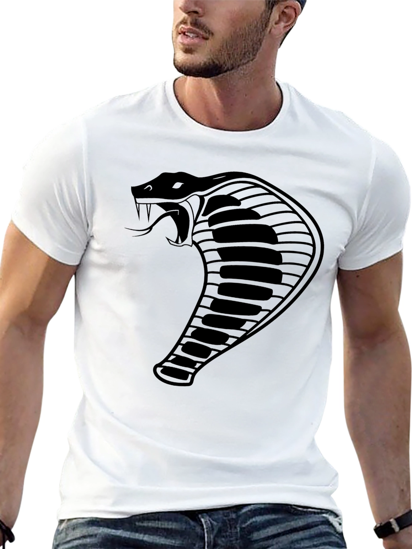 Cobra Graphic Tee - Mens Black T-Shirt
