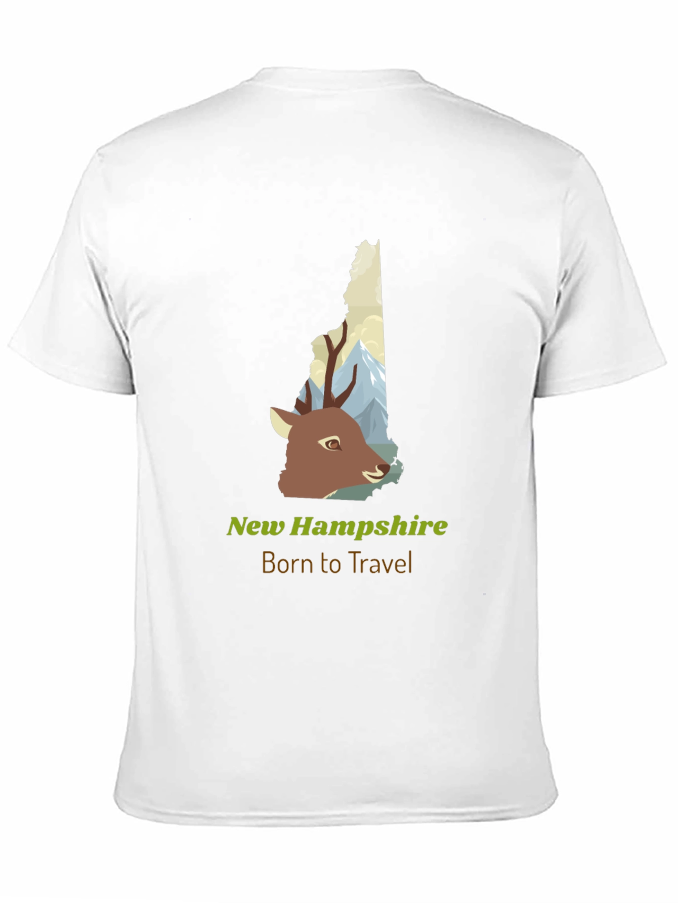 New Hampshire Deer Travel T-Shirt