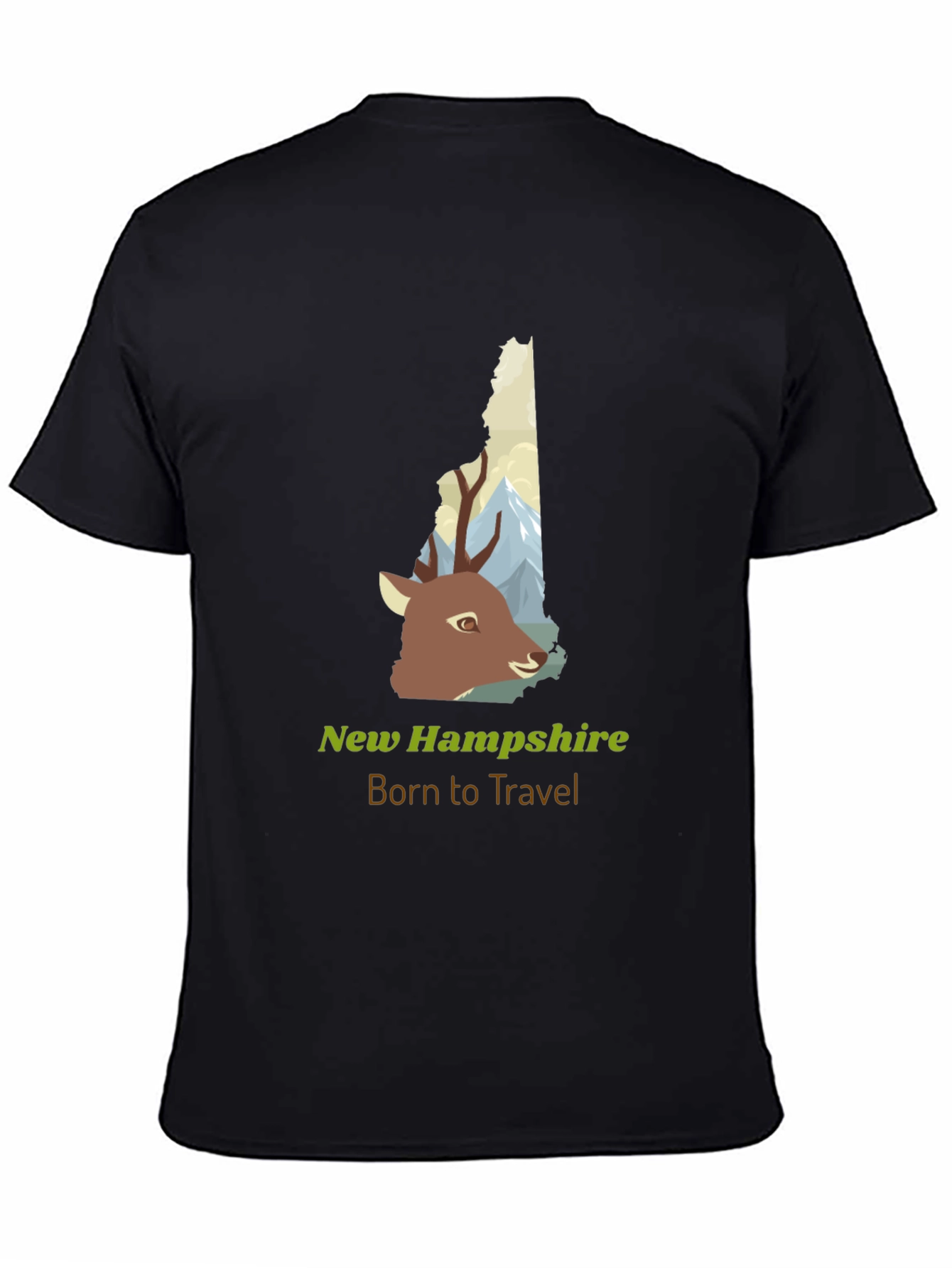 New Hampshire Deer Travel T-Shirt