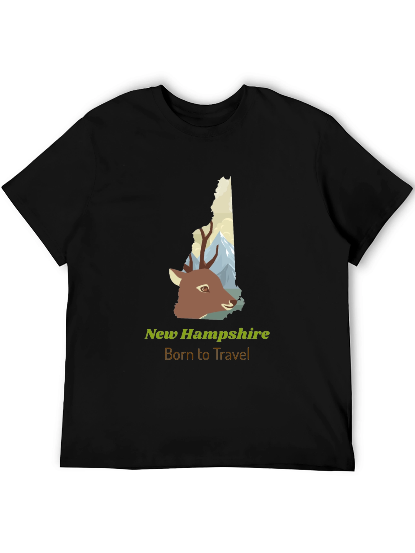 New Hampshire Deer Travel T-Shirt