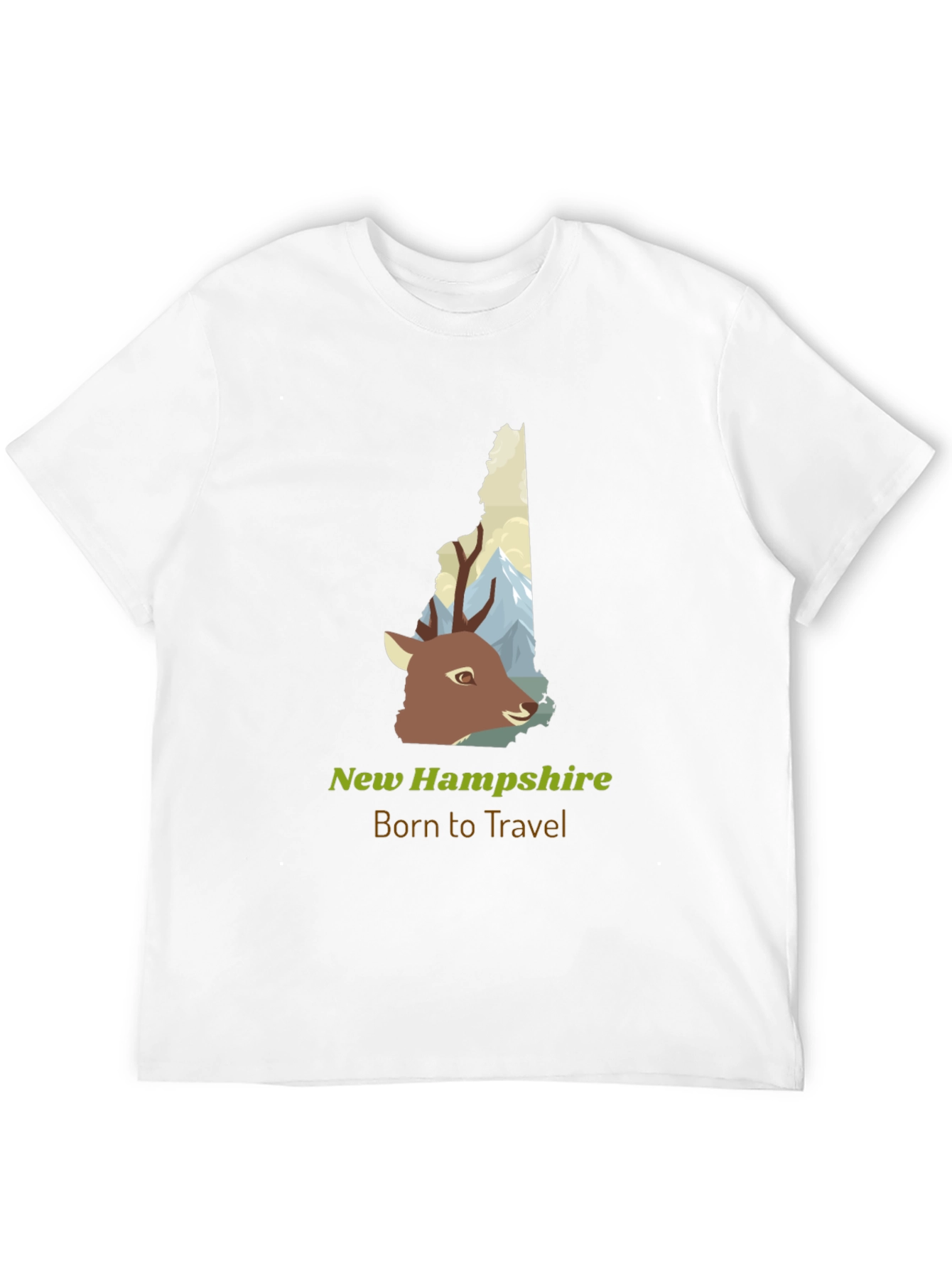 New Hampshire Deer Travel T-Shirt