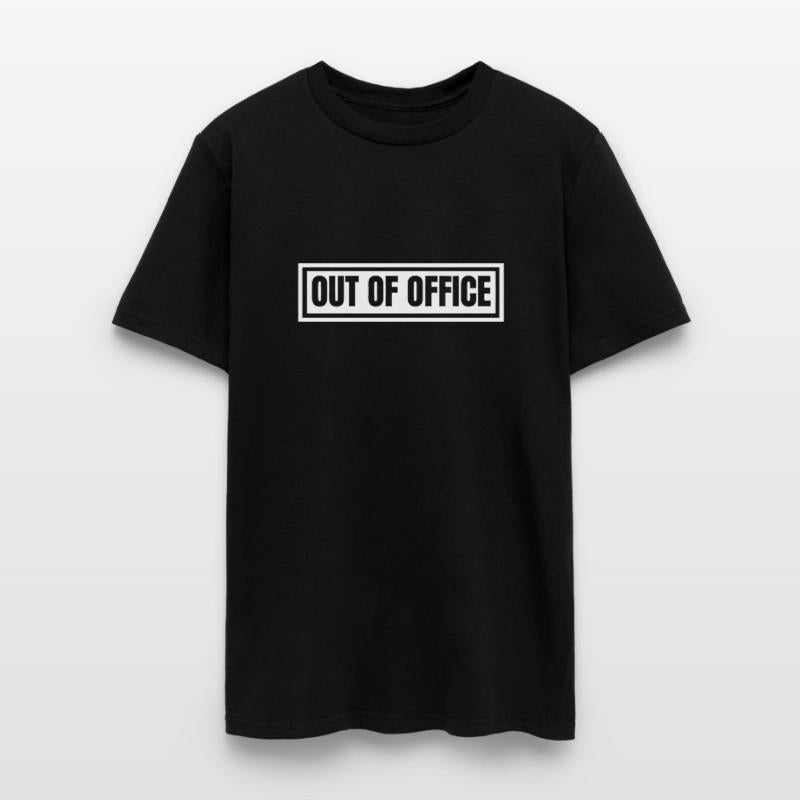 out of office logo white