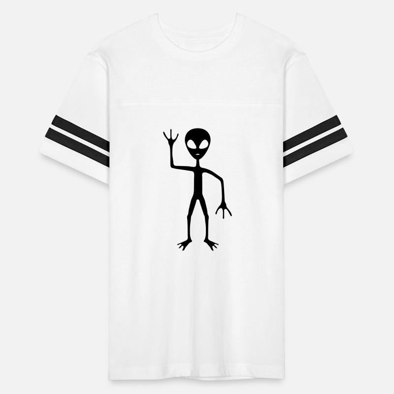 outline silhouette alien visitor