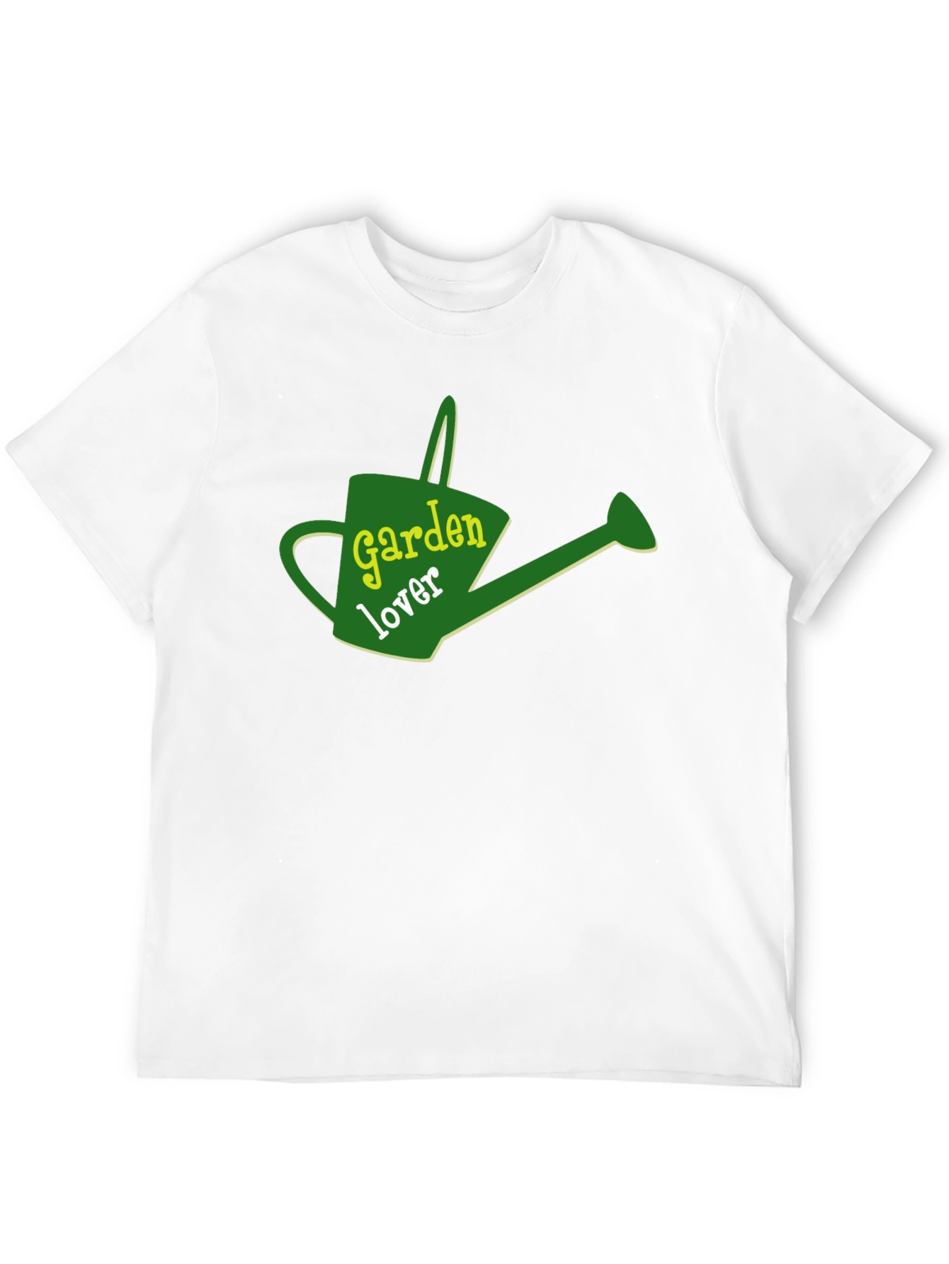 Garden Lover Graphic Tee - Black Cotton T-Shirt