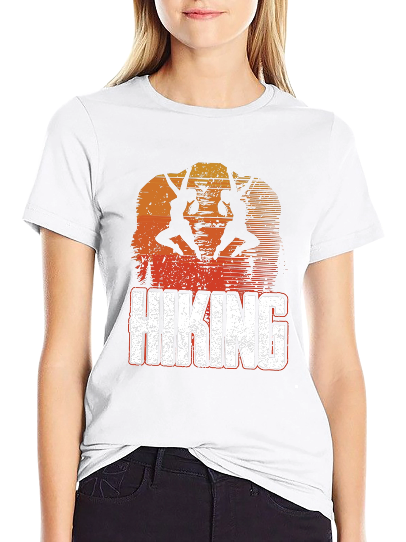 Hiking Adventure Tee - Sunset Climbers Graphic