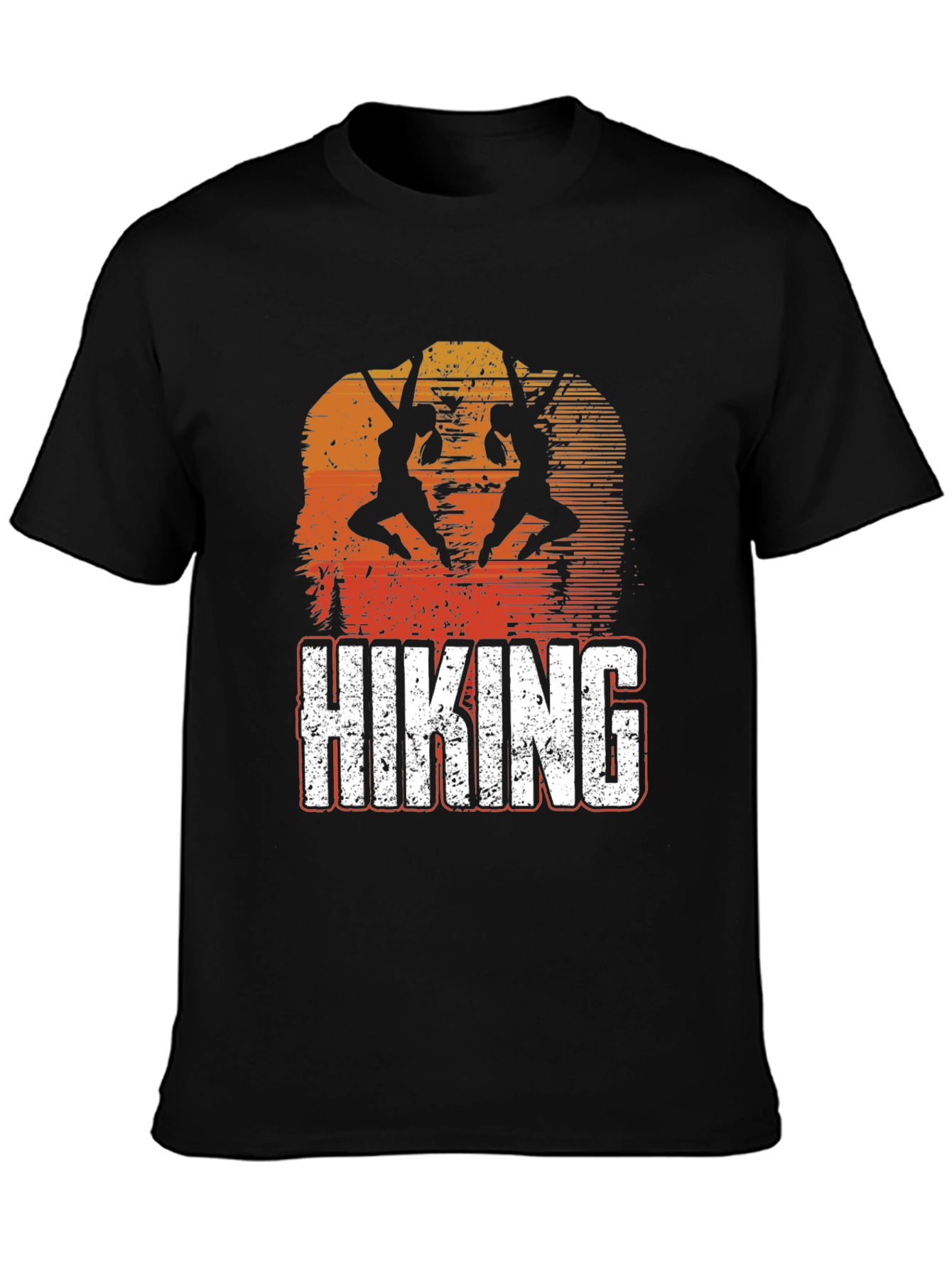 Hiking Adventure Tee - Sunset Climbers Graphic