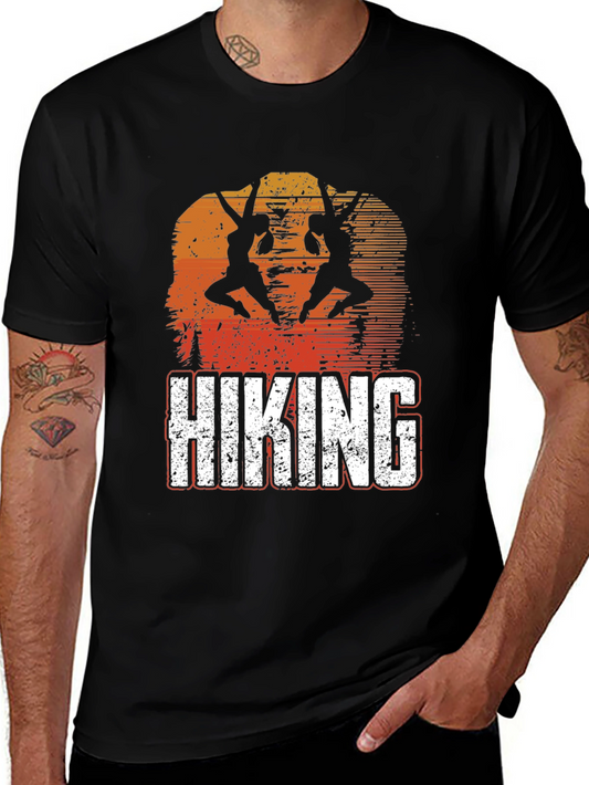 Hiking Adventure Tee - Sunset Climbers Graphic