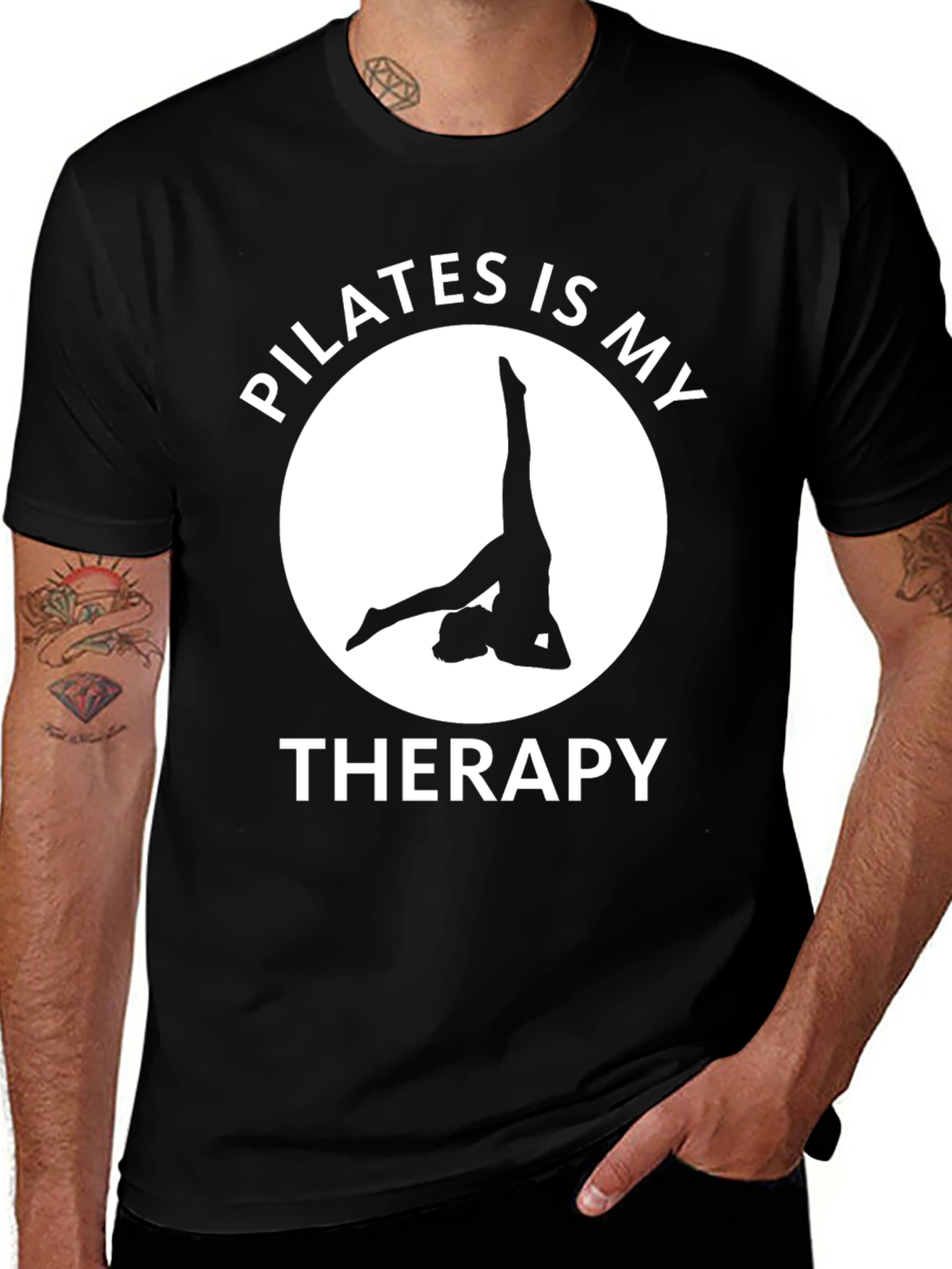 Pilates is My Therapy Graphic T-Shirt