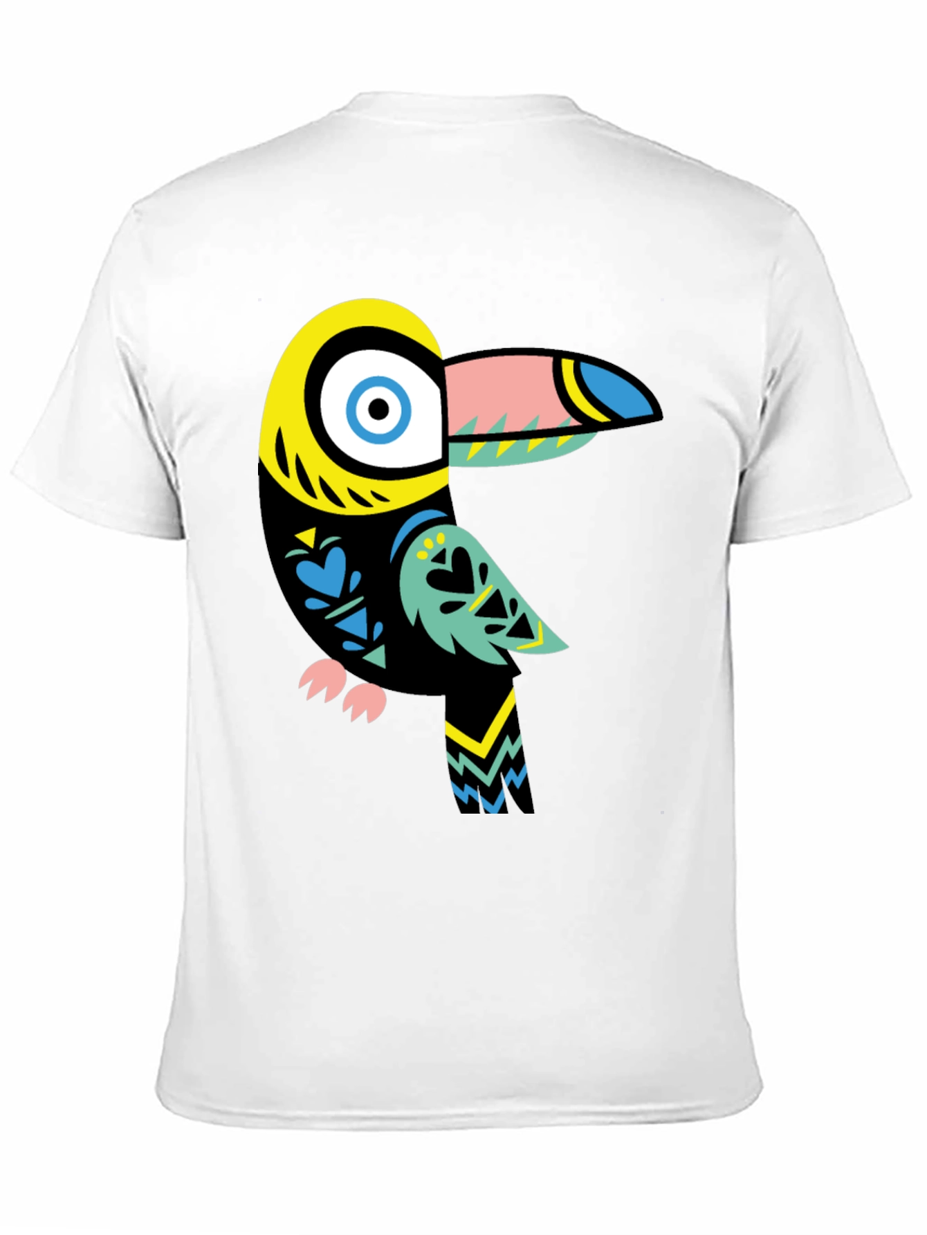 Funky Toucan Graphic Tee - Unique Bird Design