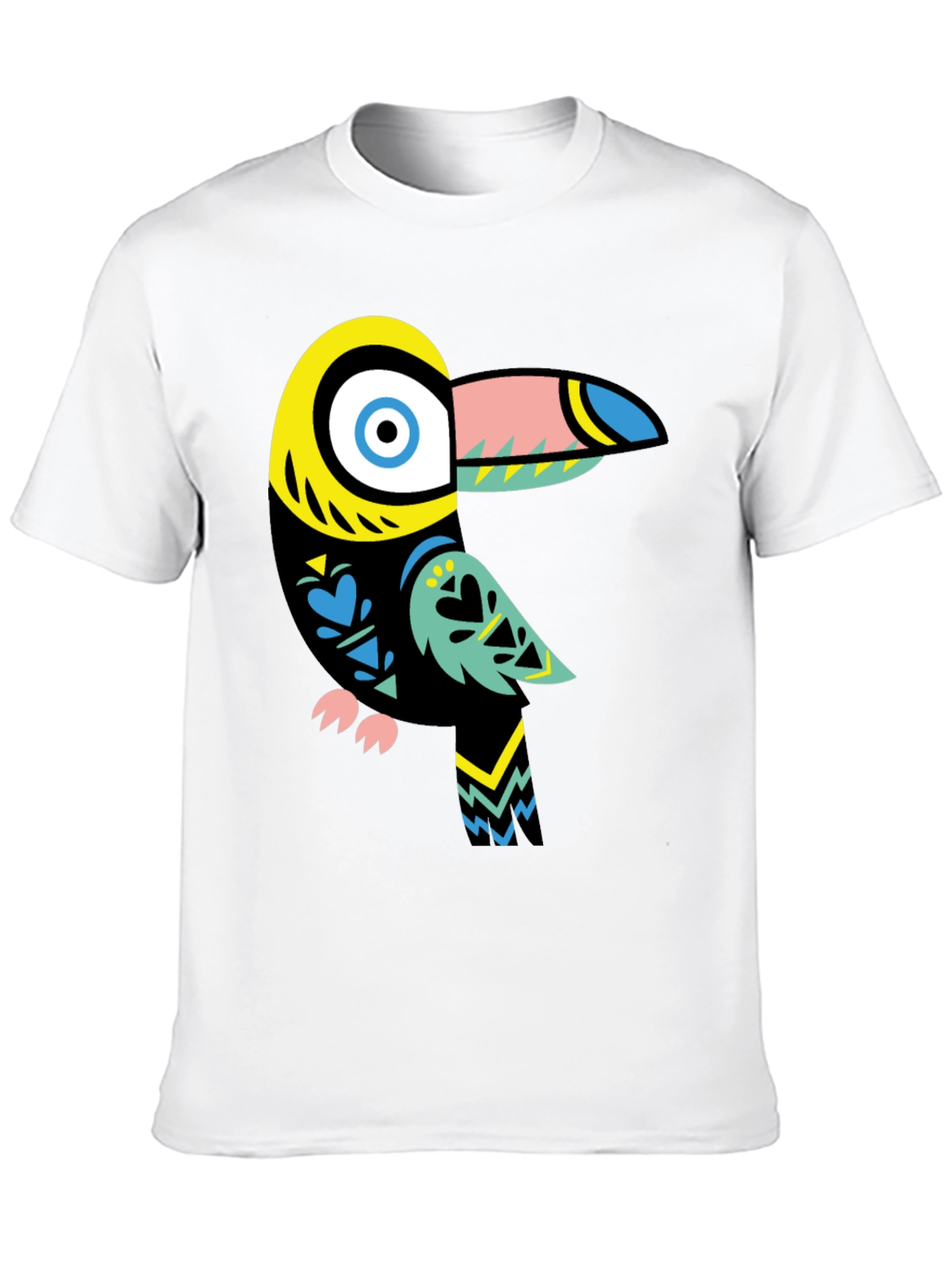 Funky Toucan Graphic Tee - Unique Bird Design
