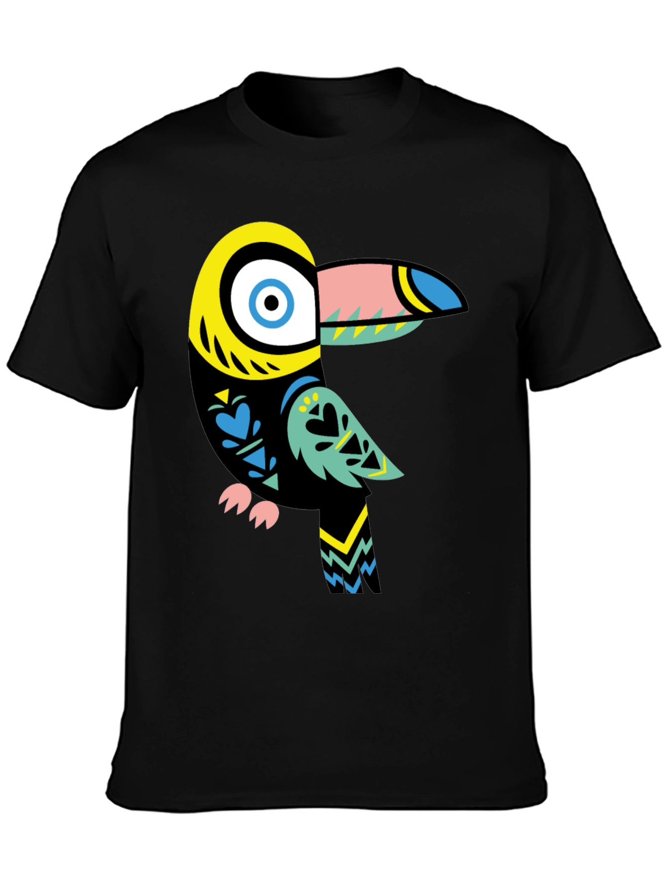 Funky Toucan Graphic Tee - Unique Bird Design