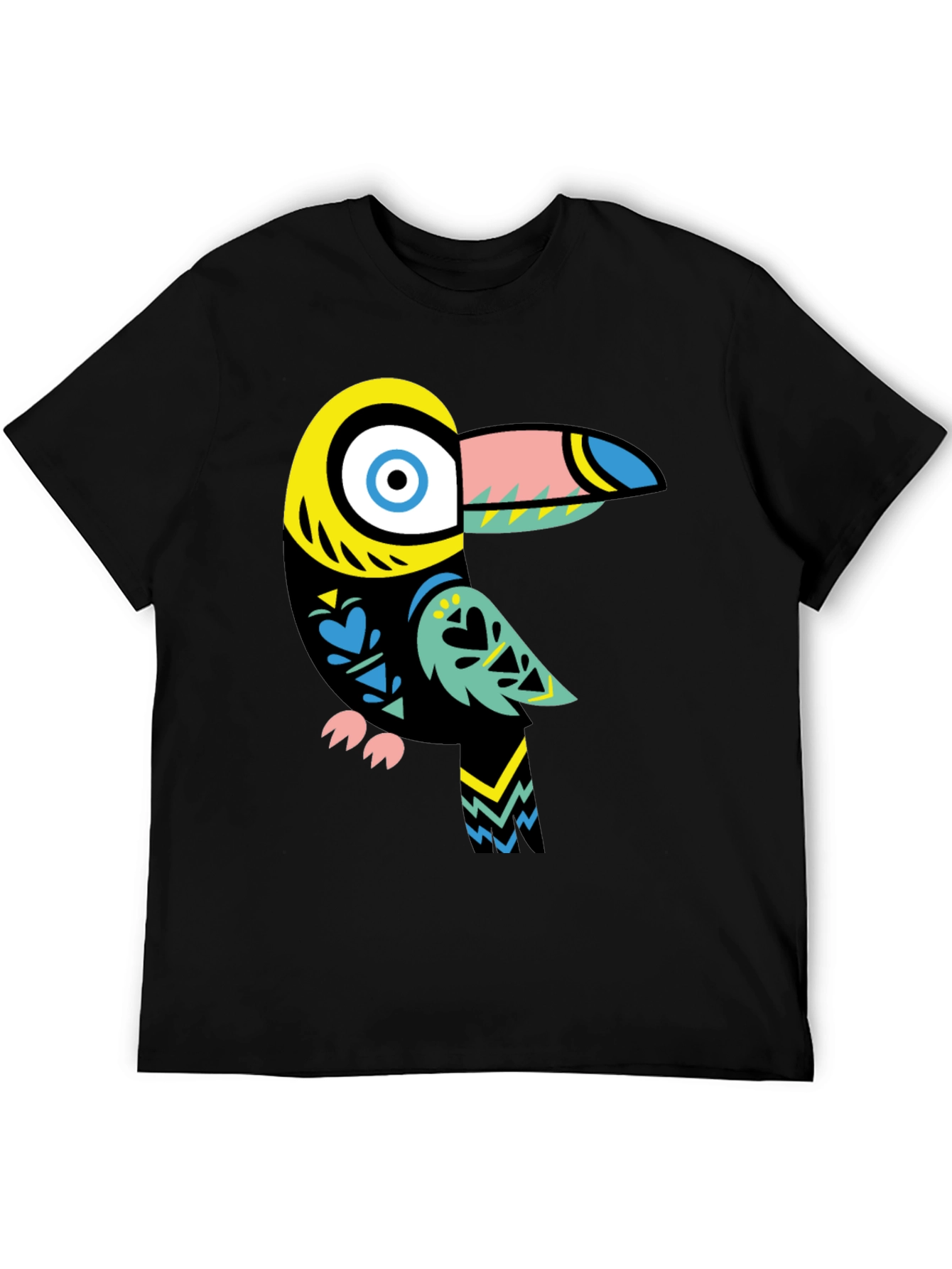 Funky Toucan Graphic Tee - Unique Bird Design