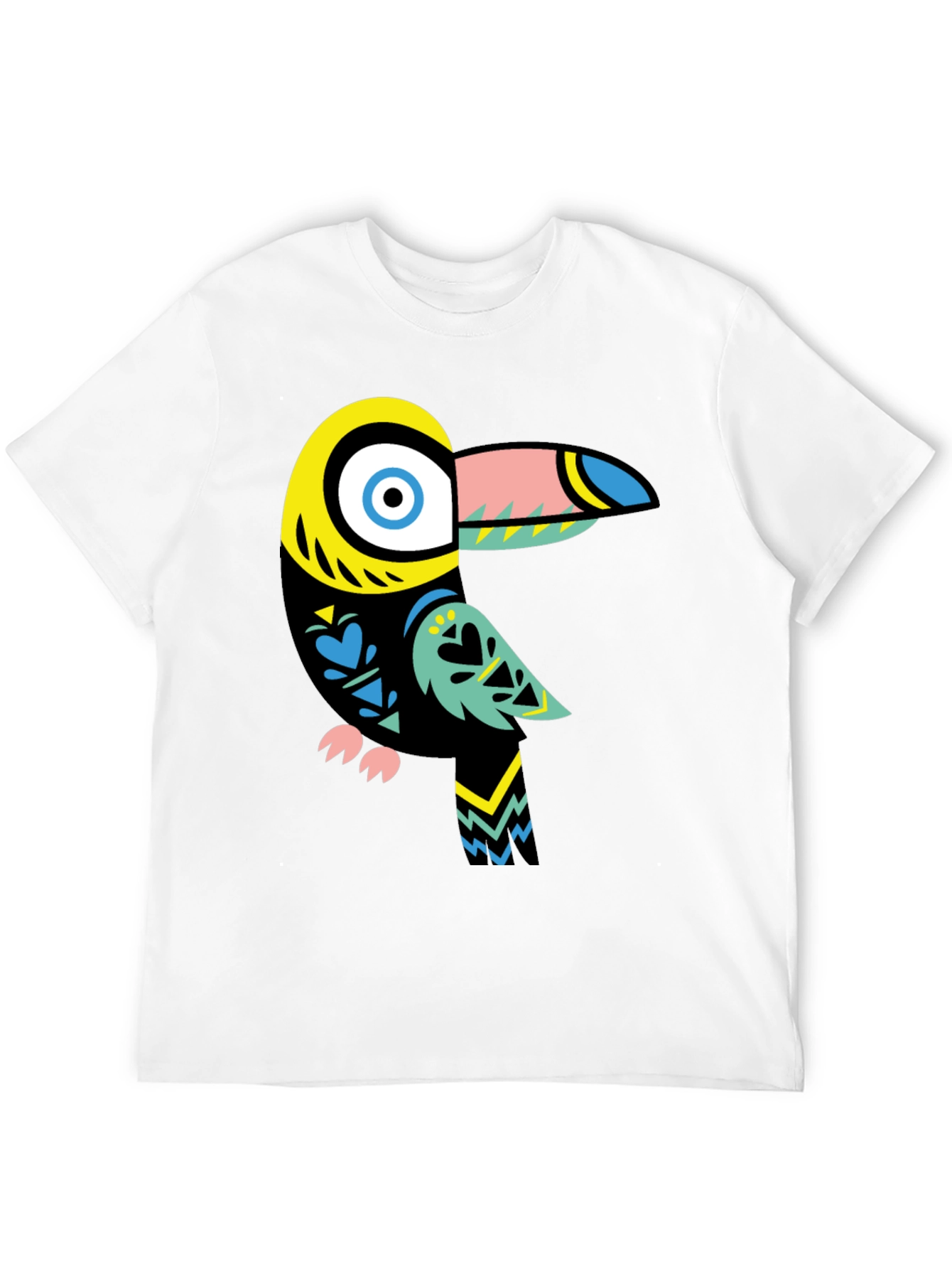 Funky Toucan Graphic Tee - Unique Bird Design