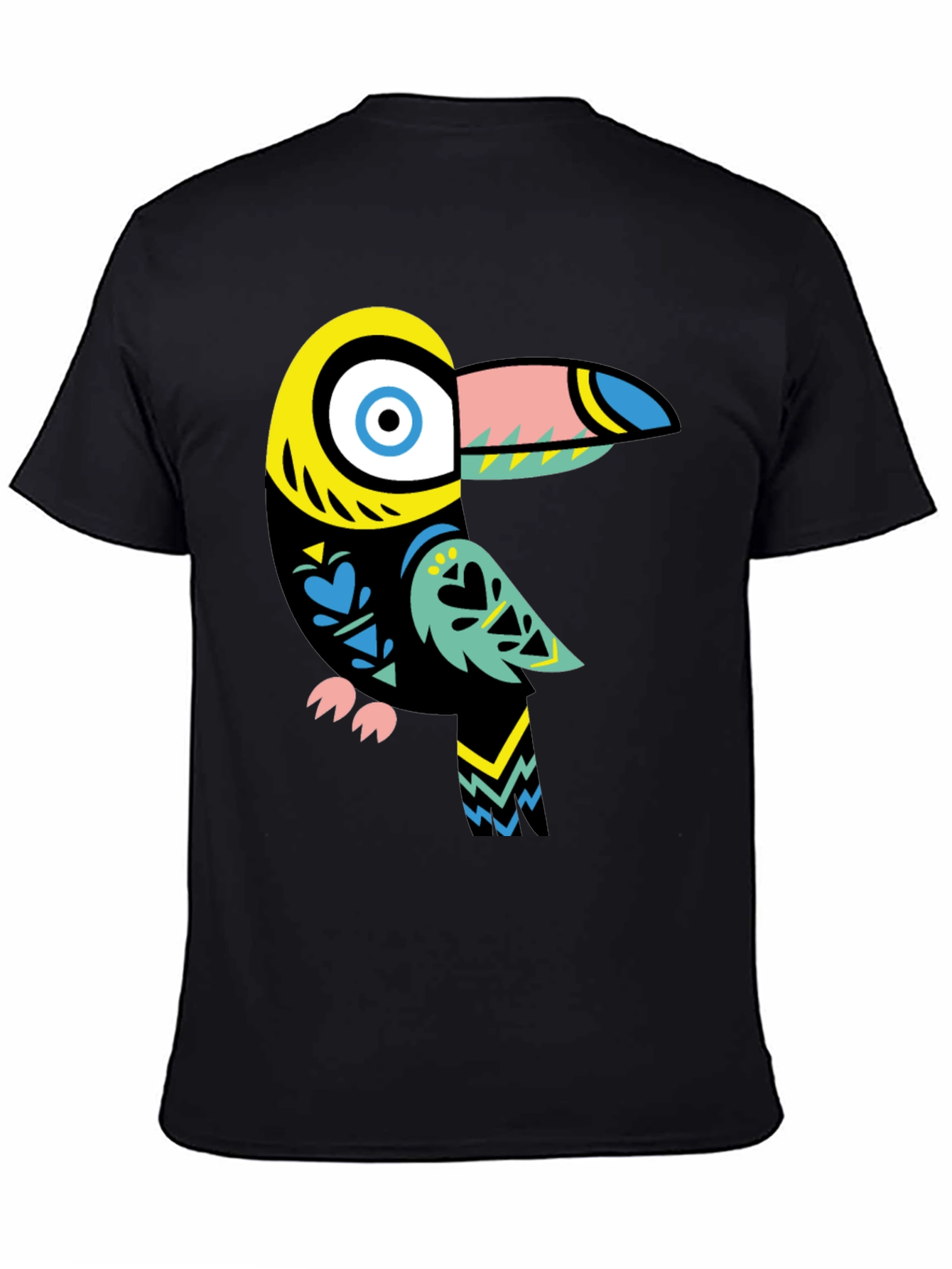 Funky Toucan Graphic Tee - Unique Bird Design