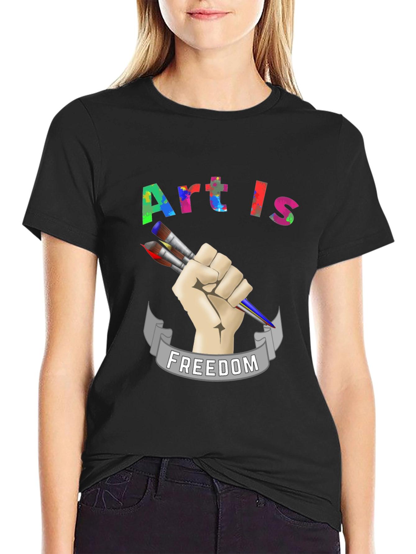 Art Is Freedom Graphic Tee
