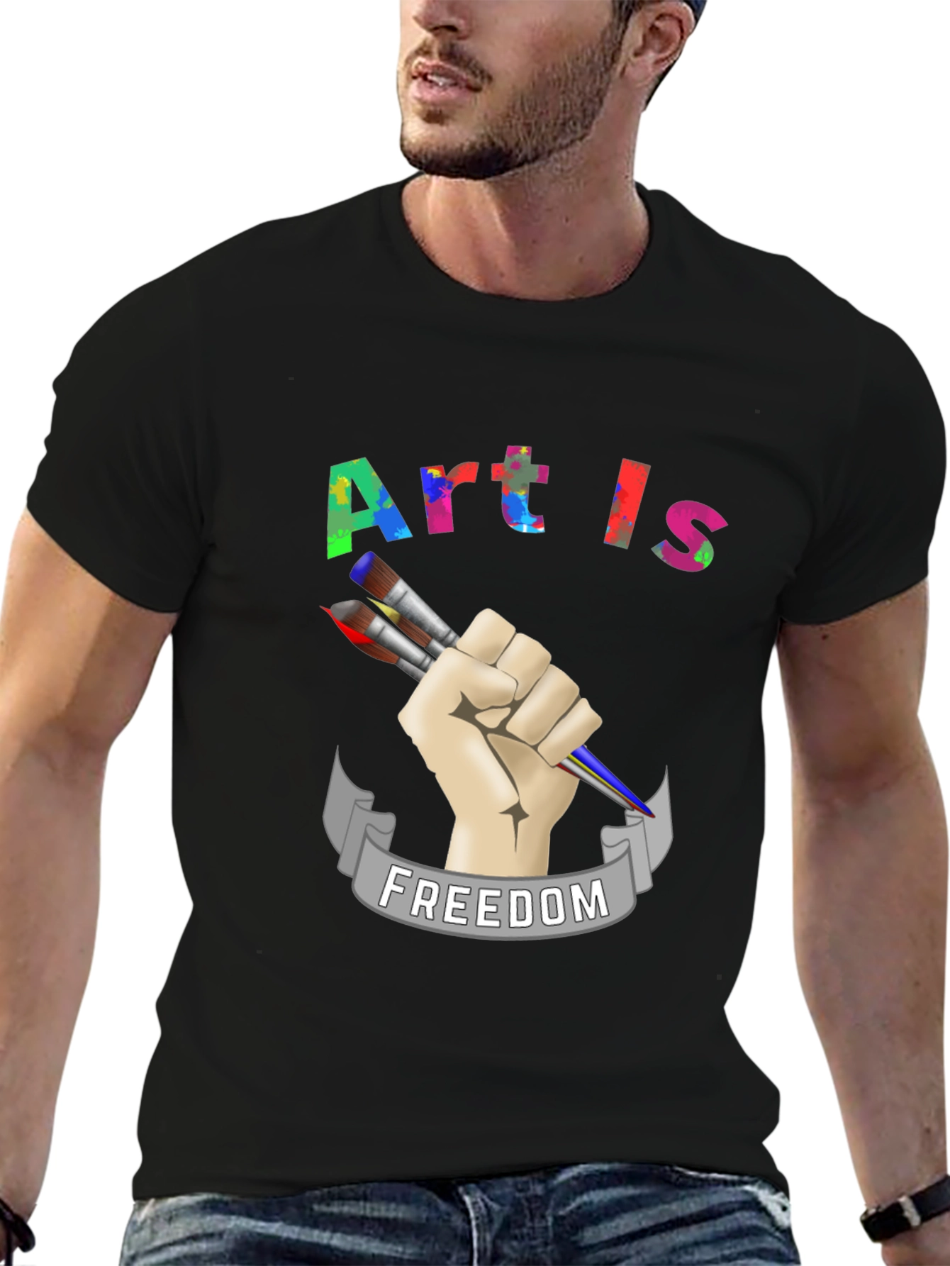 Art Is Freedom Graphic Tee