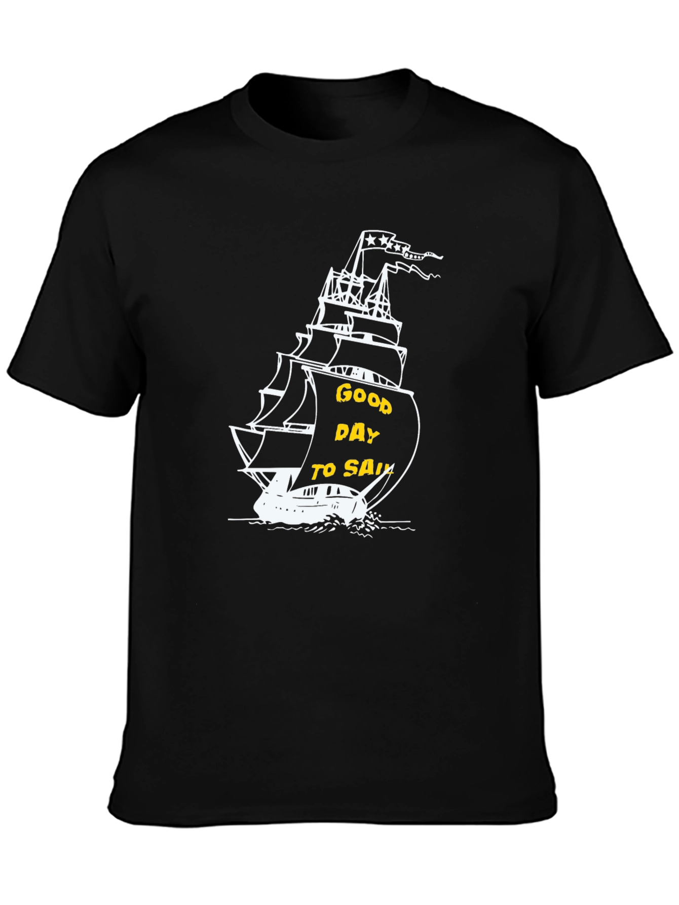 Good Day to Sail Graphic T-Shirt - Black