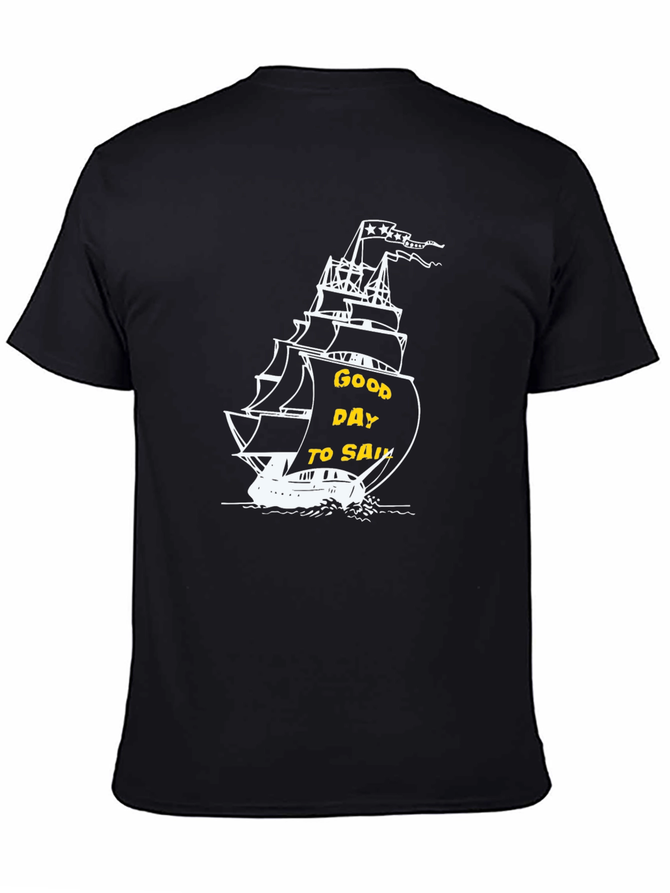 Good Day to Sail Graphic T-Shirt - Black