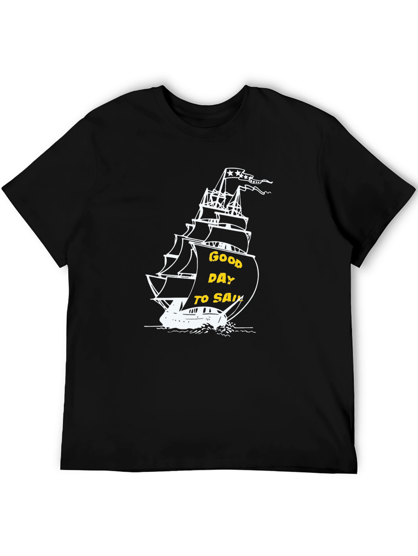 Good Day to Sail Graphic T-Shirt - Black