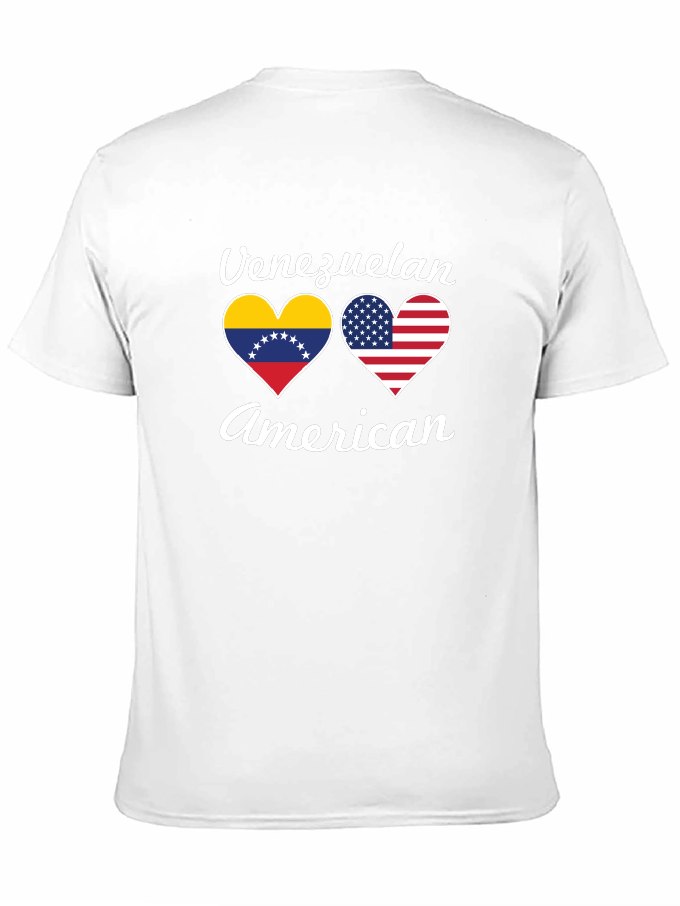Venezuelan American Heart Flag T-Shirt