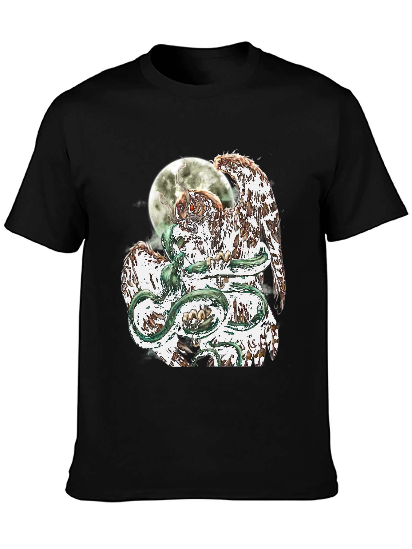 Owl and Serpent Graphic Tee