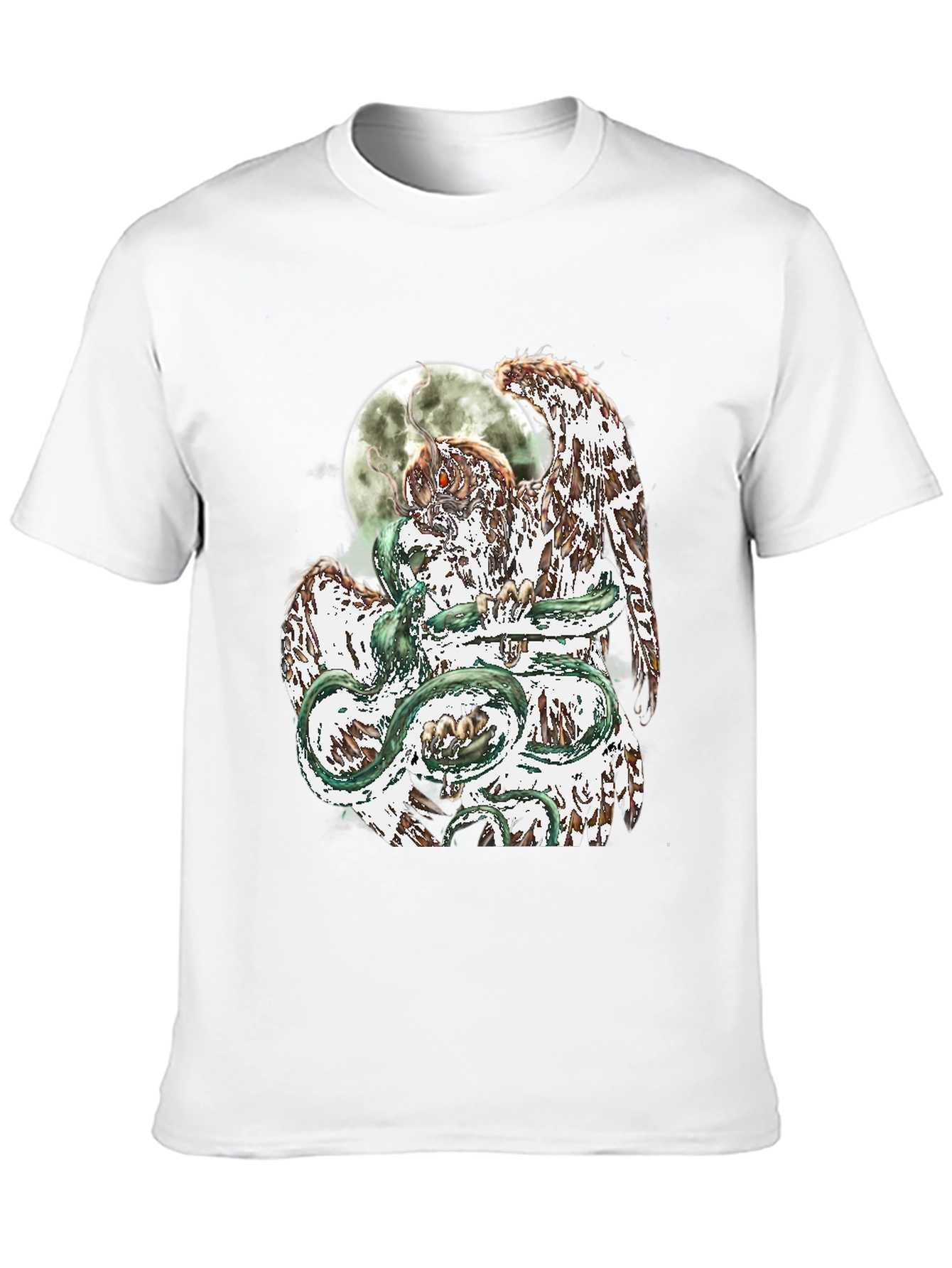 Owl and Serpent Graphic Tee